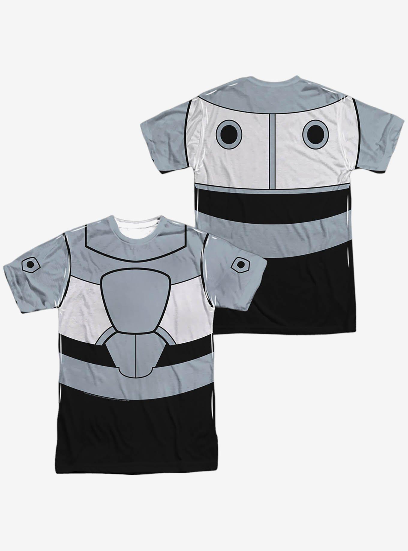 DC Comics Teen Titans Go! Cyborg Costume Sublimated T-Shirt, MULTI, hi-res