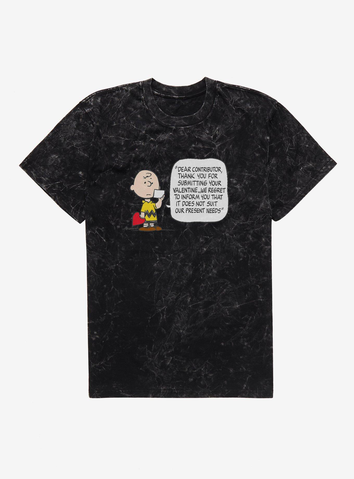 Peanuts Augh! Mineral Wash T-Shirt, , hi-res