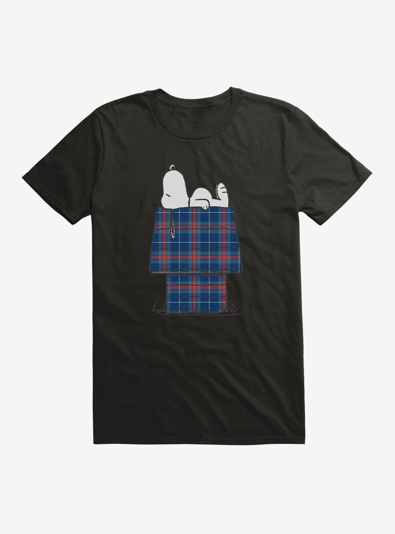 Peanuts Snoopy's Plaid House T-Shirt, , hi-res