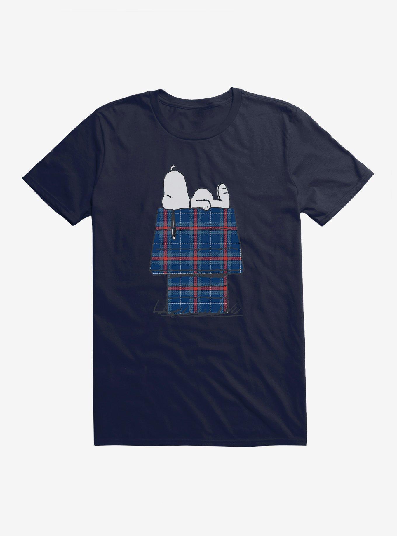 Peanuts Snoopy's Plaid House T-Shirt