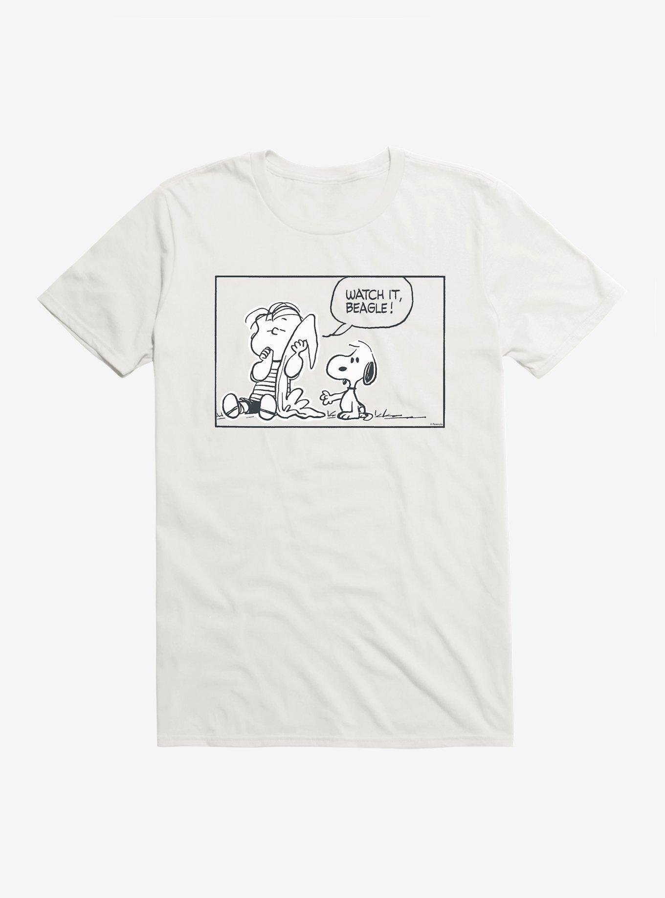 Peanuts Watch It Beagle! T-Shirt, WHITE, hi-res