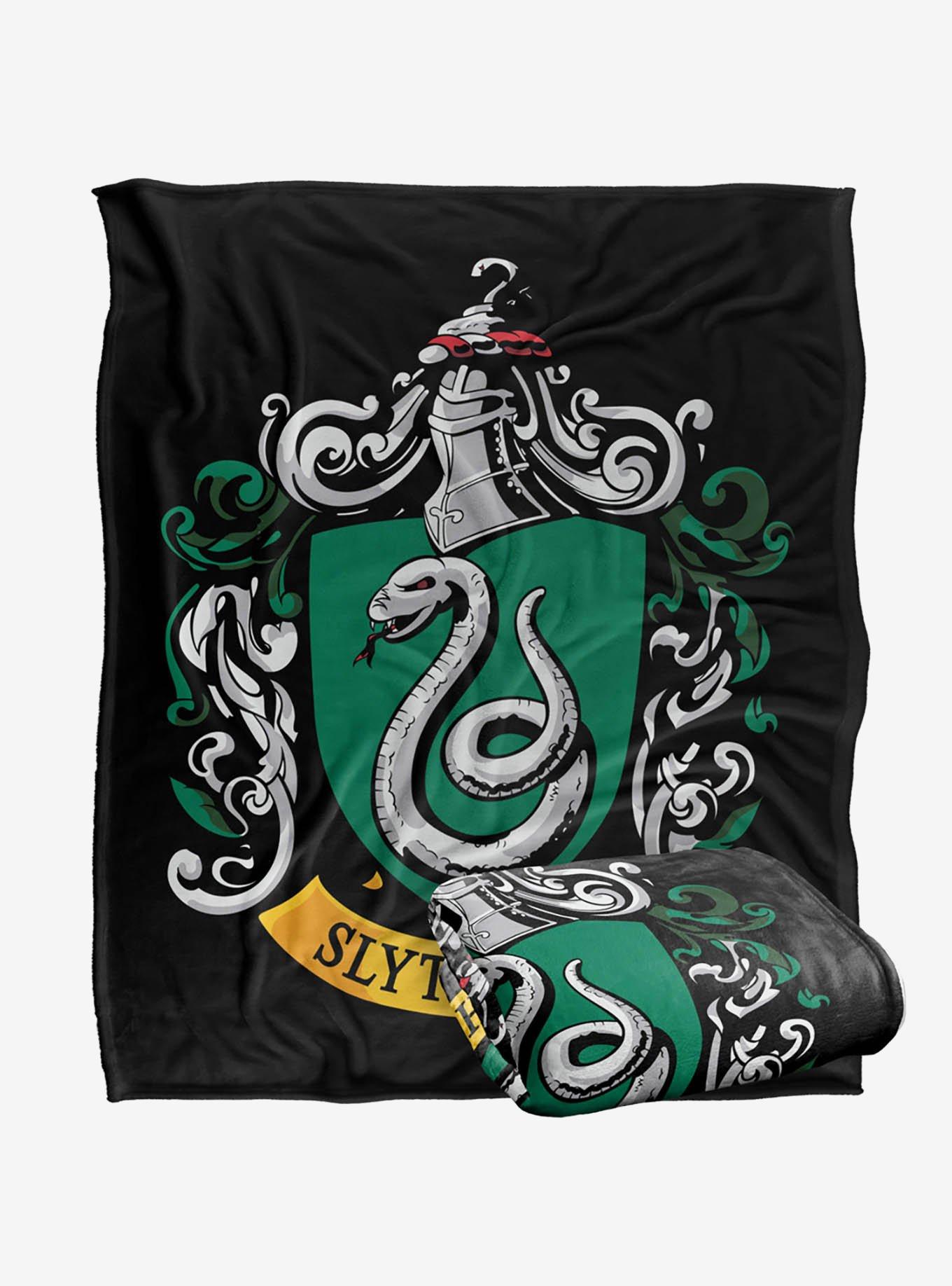 Harry Potter Slytherin Crest 50x60" Throw Blanket, , hi-res