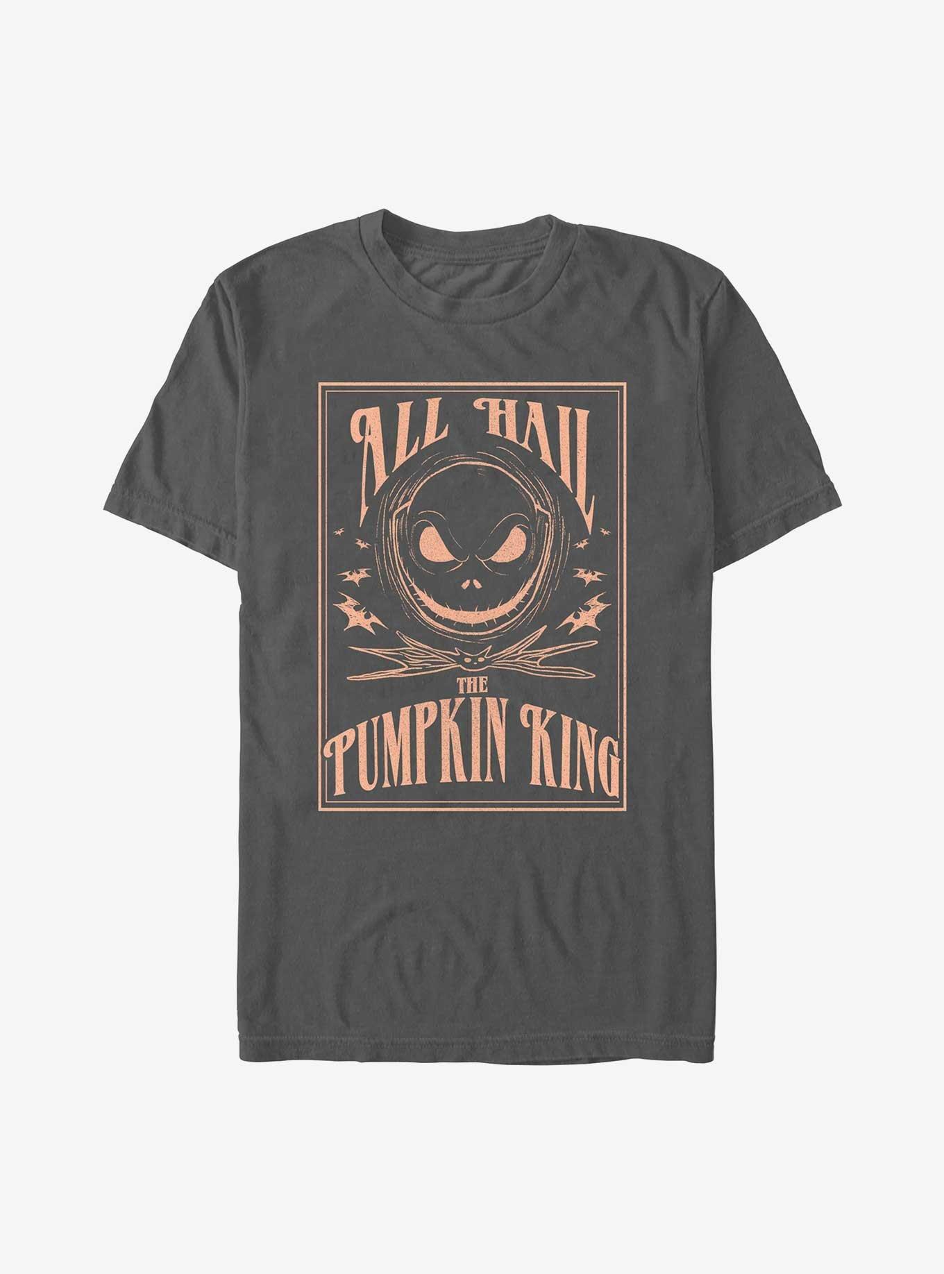 Disney The Nightmare Before Christmas Hail The Pumpkin King Crew Garment Dye T-Shirt, , hi-res