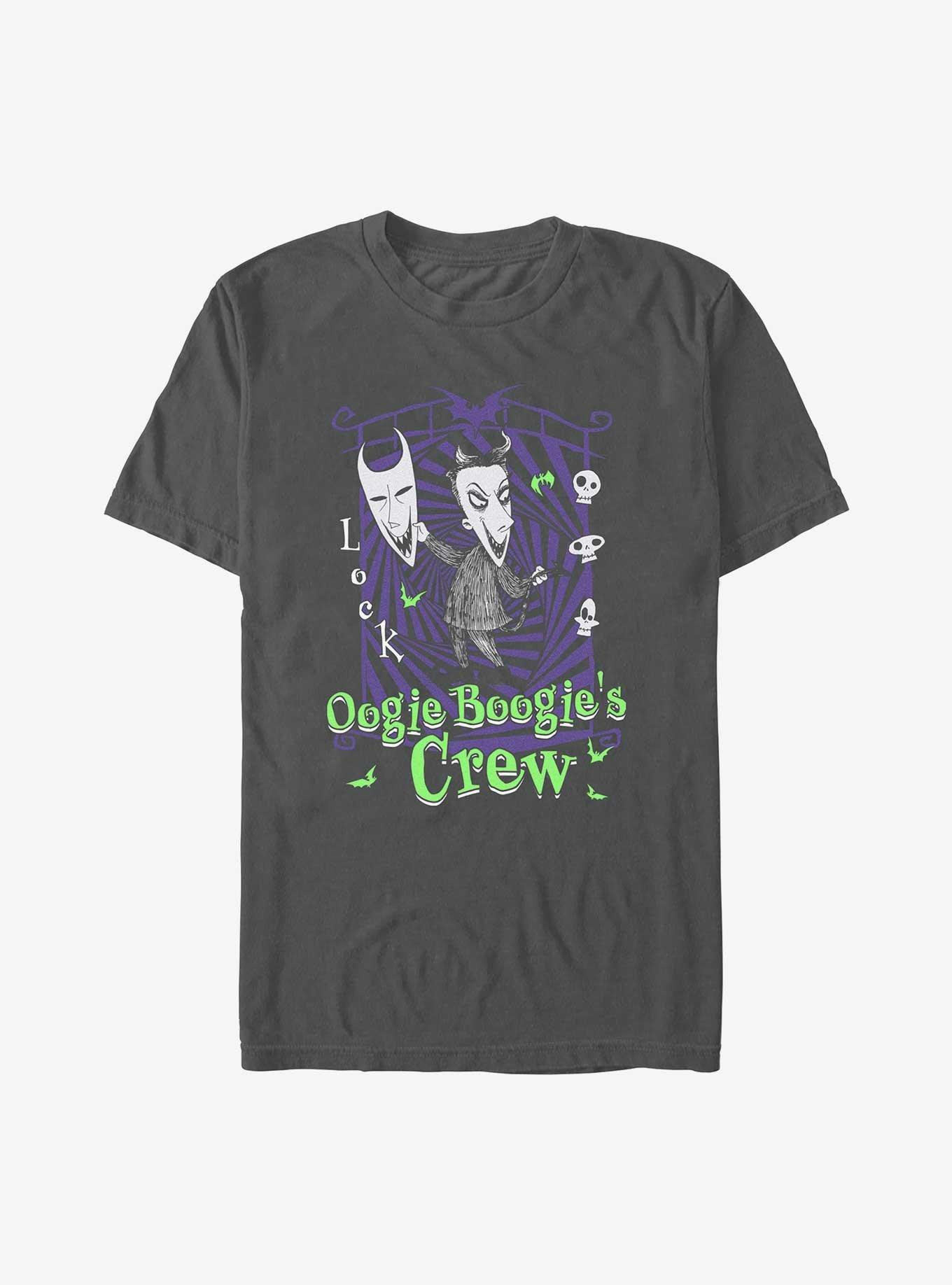 Disney The Nightmare Before Christmas Boogies Crew Lock Garment Dye T-Shirt, GRAPHITE, hi-res