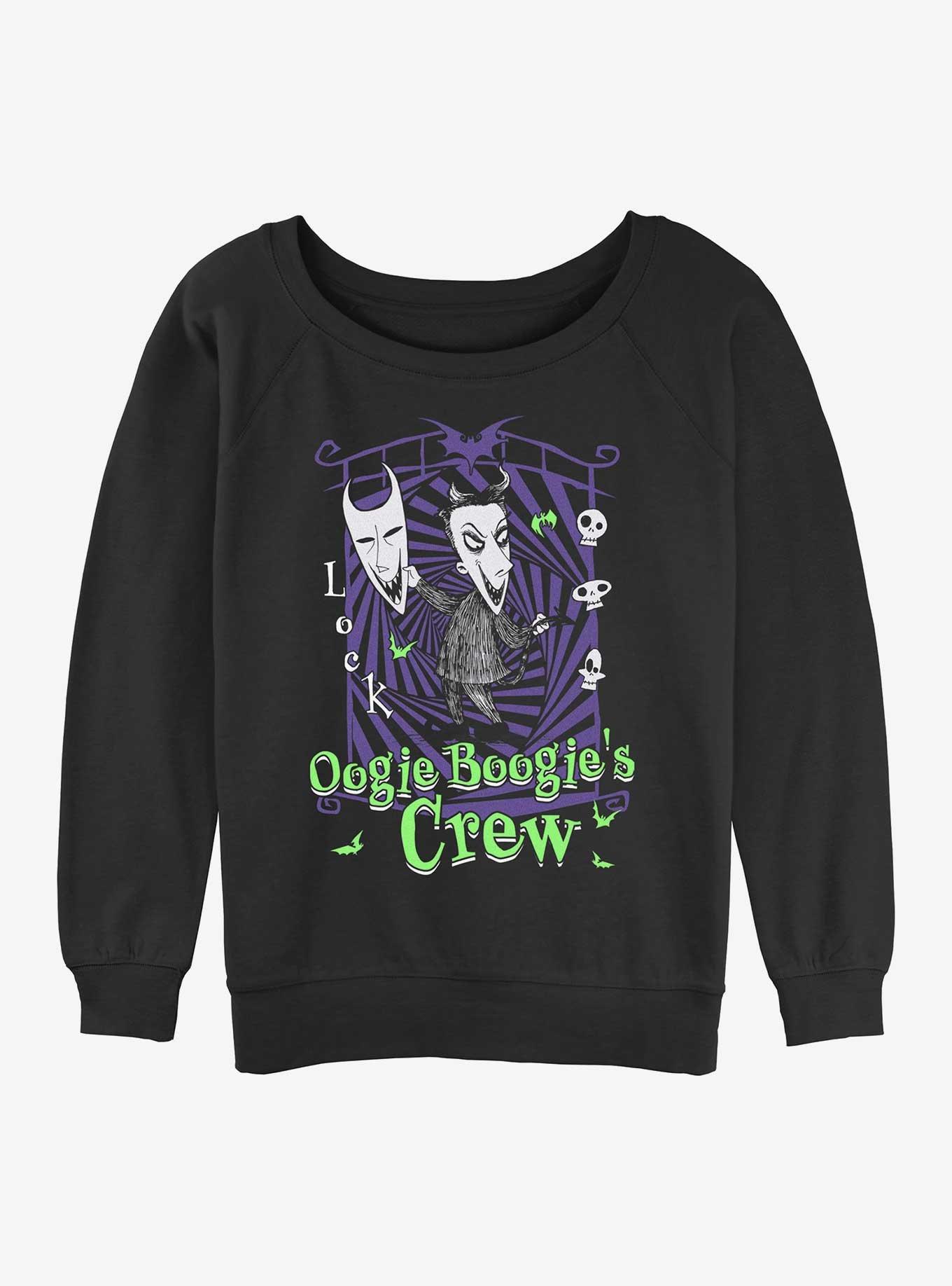 Disney The Nightmare Before Christmas Boogies Crew Lock Womens Slouchy Sweatshirt, , hi-res