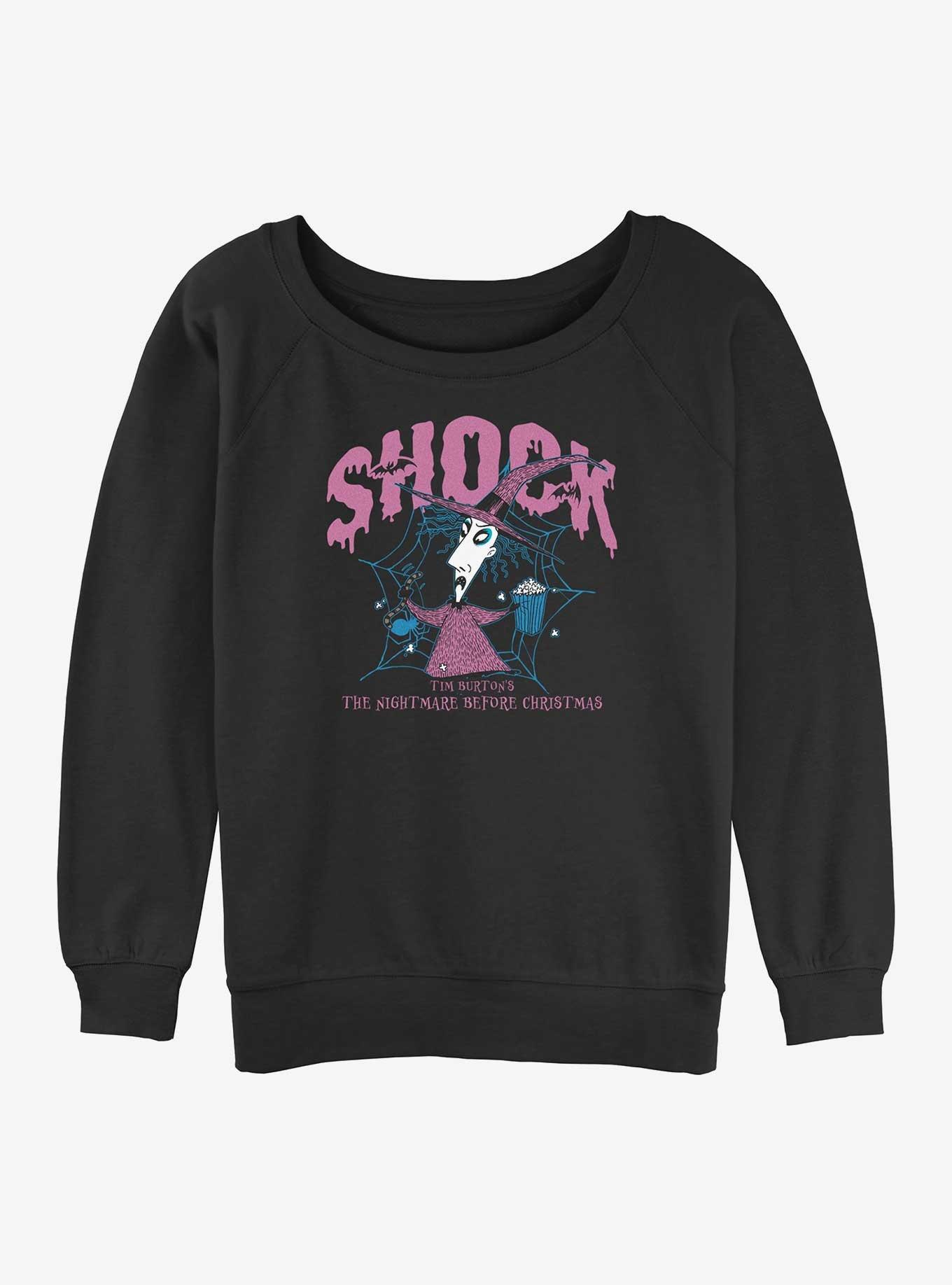 Disney The Nightmare Before Christmas Collegiate Shock Womens Slouchy Sweatshirt, , hi-res