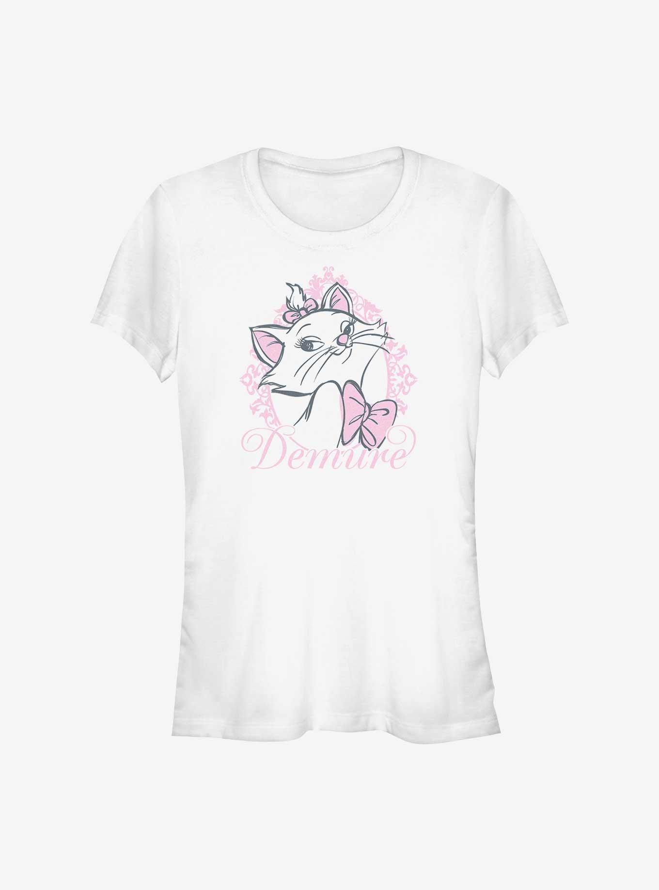 Disney The Aristocats Marie Demure Girls T-Shirt, WHITE, hi-res