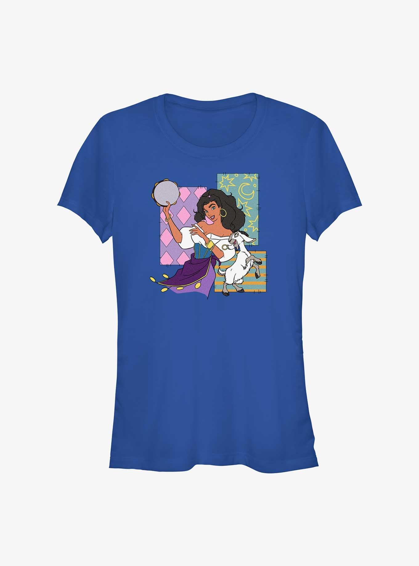 Disney The Hunchback Of Notre Dame Esmeralda Patchwork Girls T-Shirt, , hi-res