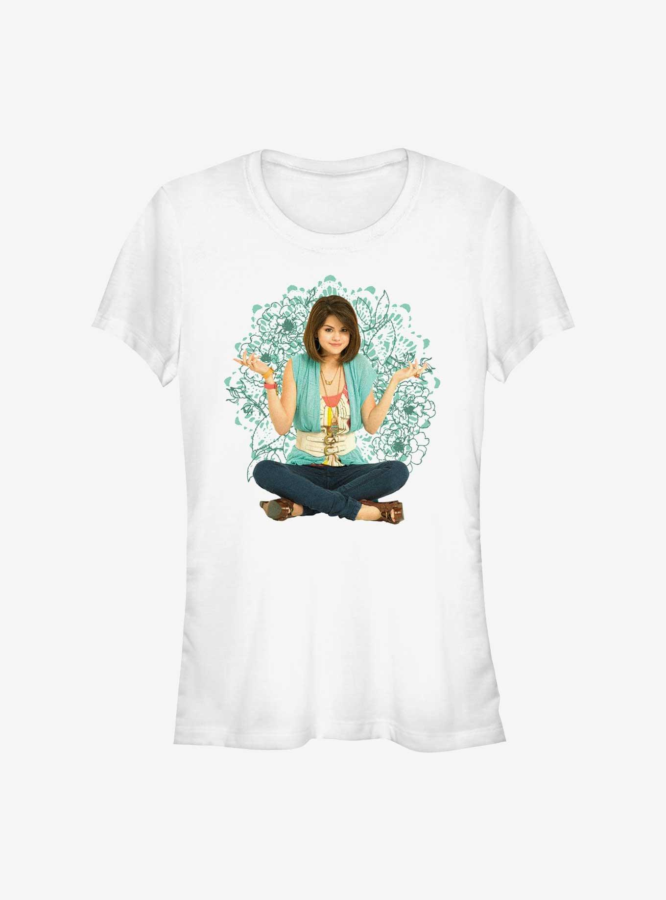 Disney Wizards Of Waverly Place Floral Alex Russo Girls T-Shirt, WHITE, hi-res