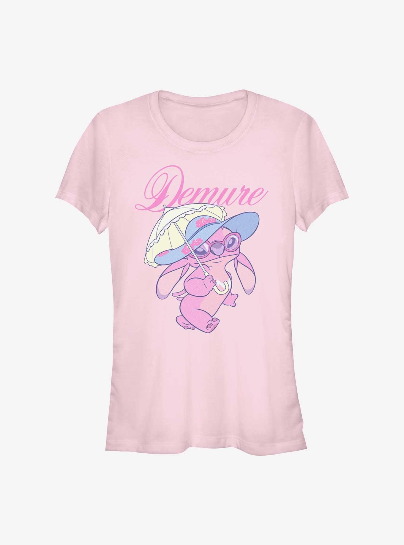 Disney Lilo & Stitch Demure Angel Girls T-Shirt, , hi-res