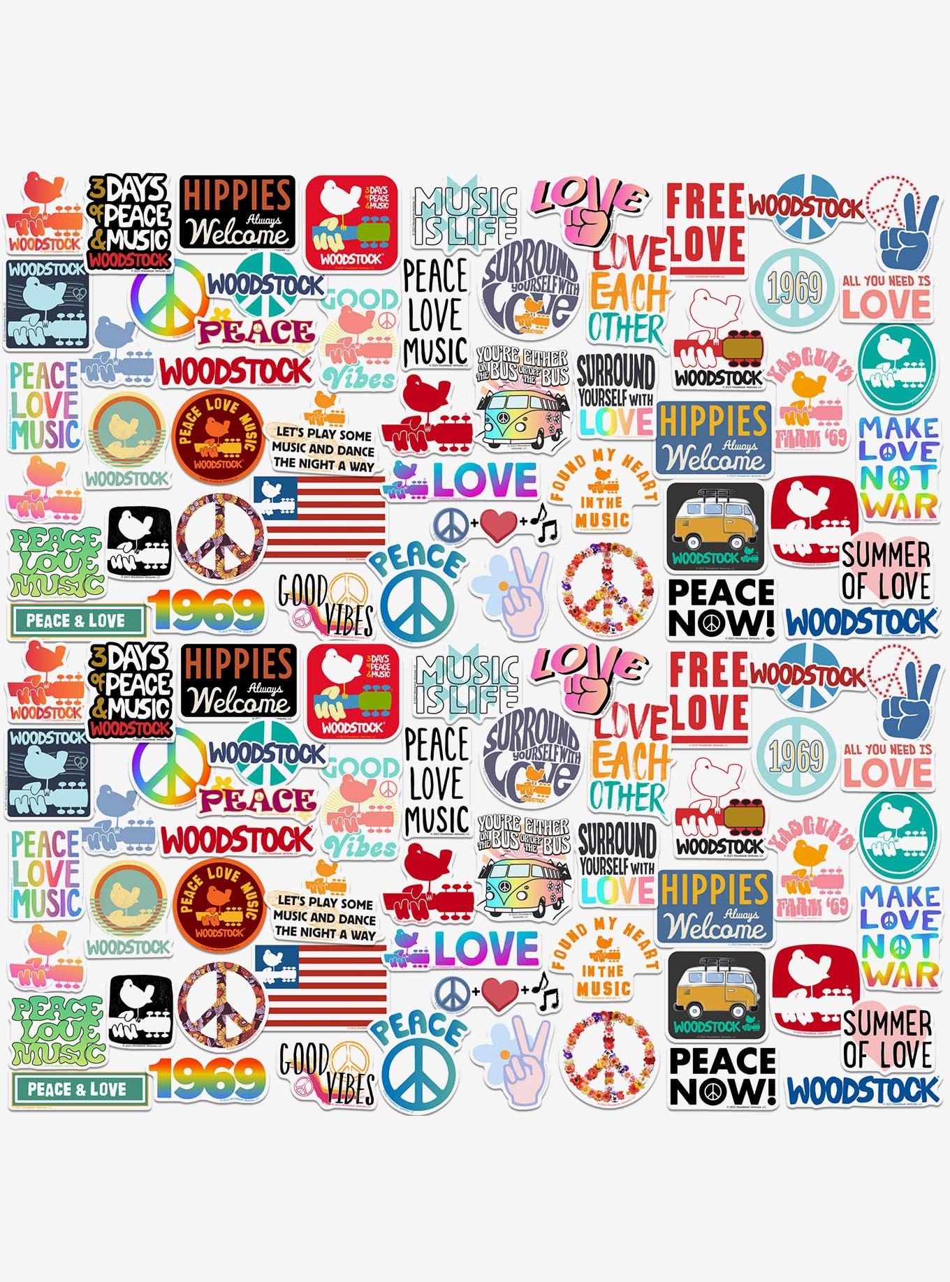 Woodstock 100ct Vinyl Stickers Variety Pack, , hi-res