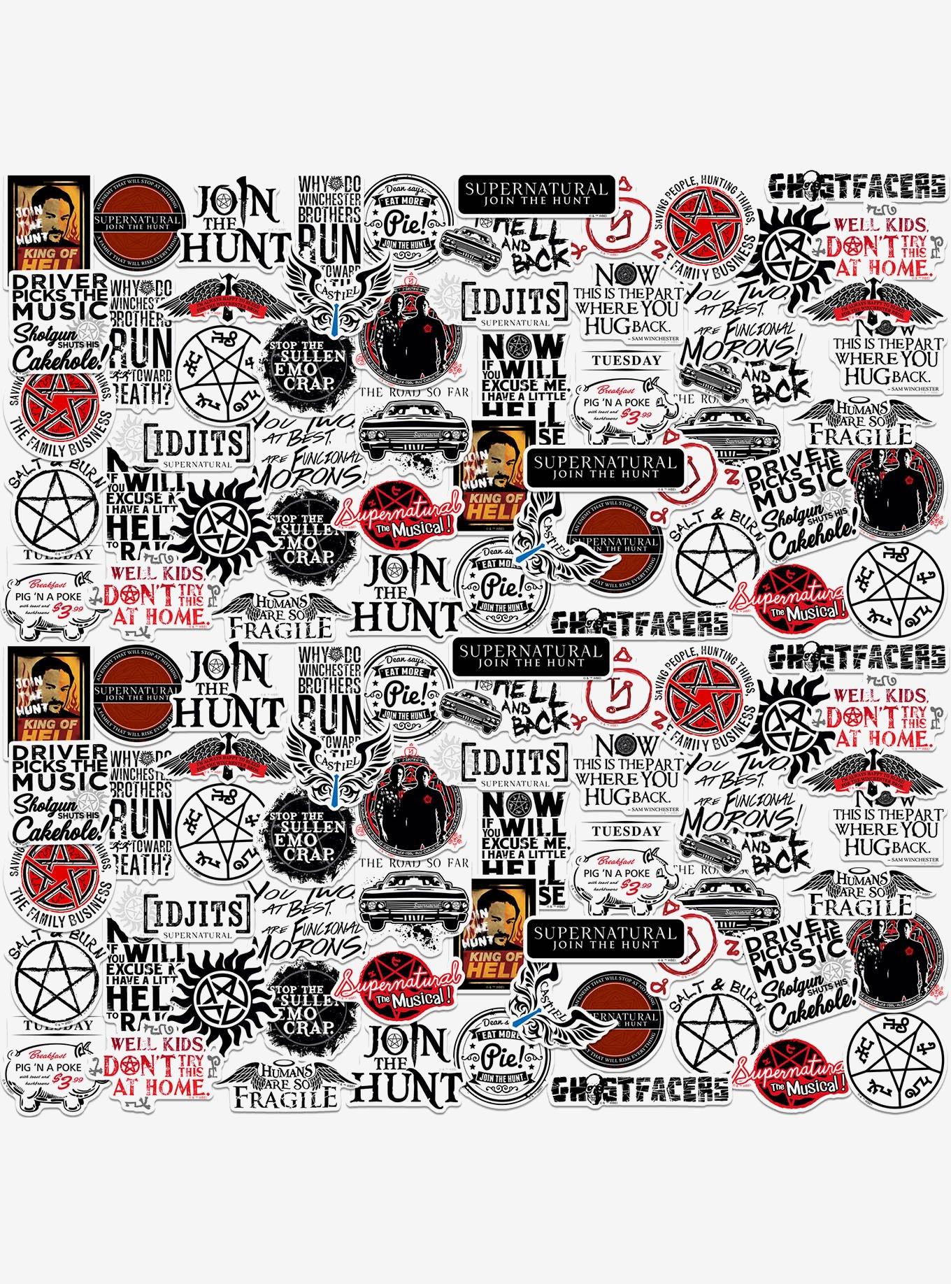 Supernatural Limited Color 100ct Vinyl Stickers Variety Pack, , hi-res