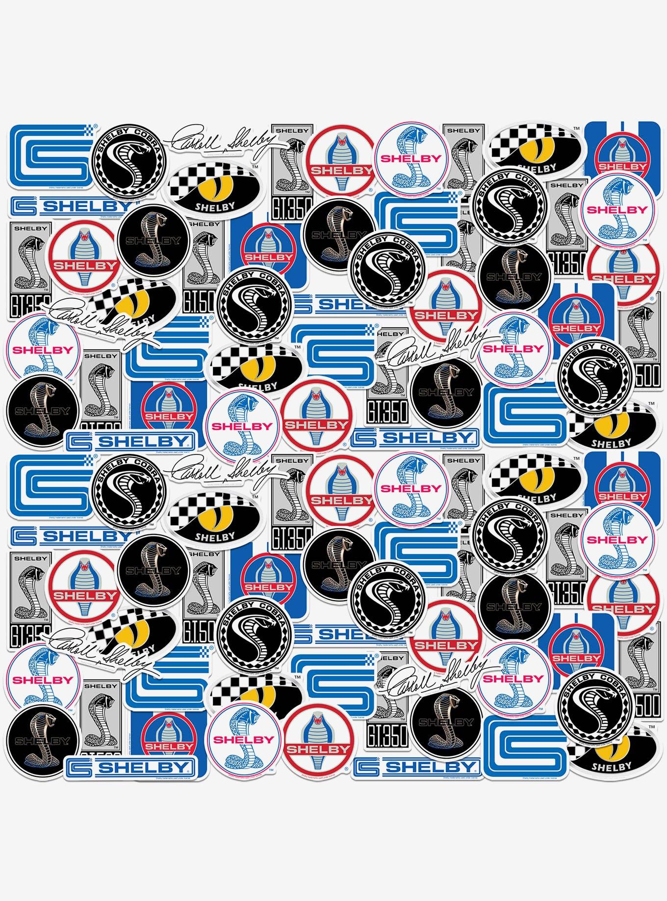 Shelby Cobra 100ct Vinyl Stickers Variety Pack, , hi-res