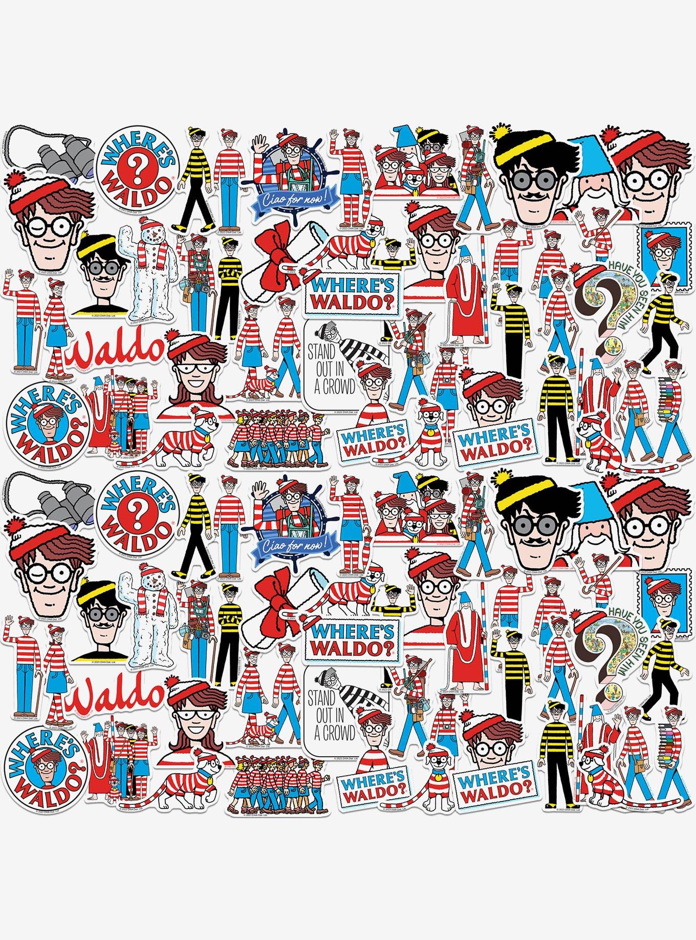 Where's Waldo 100ct Vinyl Stickers Variety Pack, , hi-res