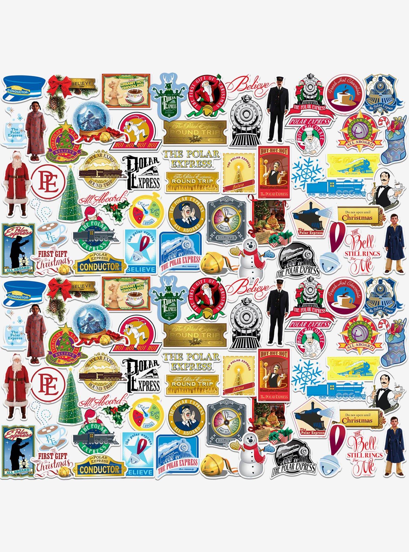 The Polar Express 100ct Vinyl Stickers Variety Pack, , hi-res