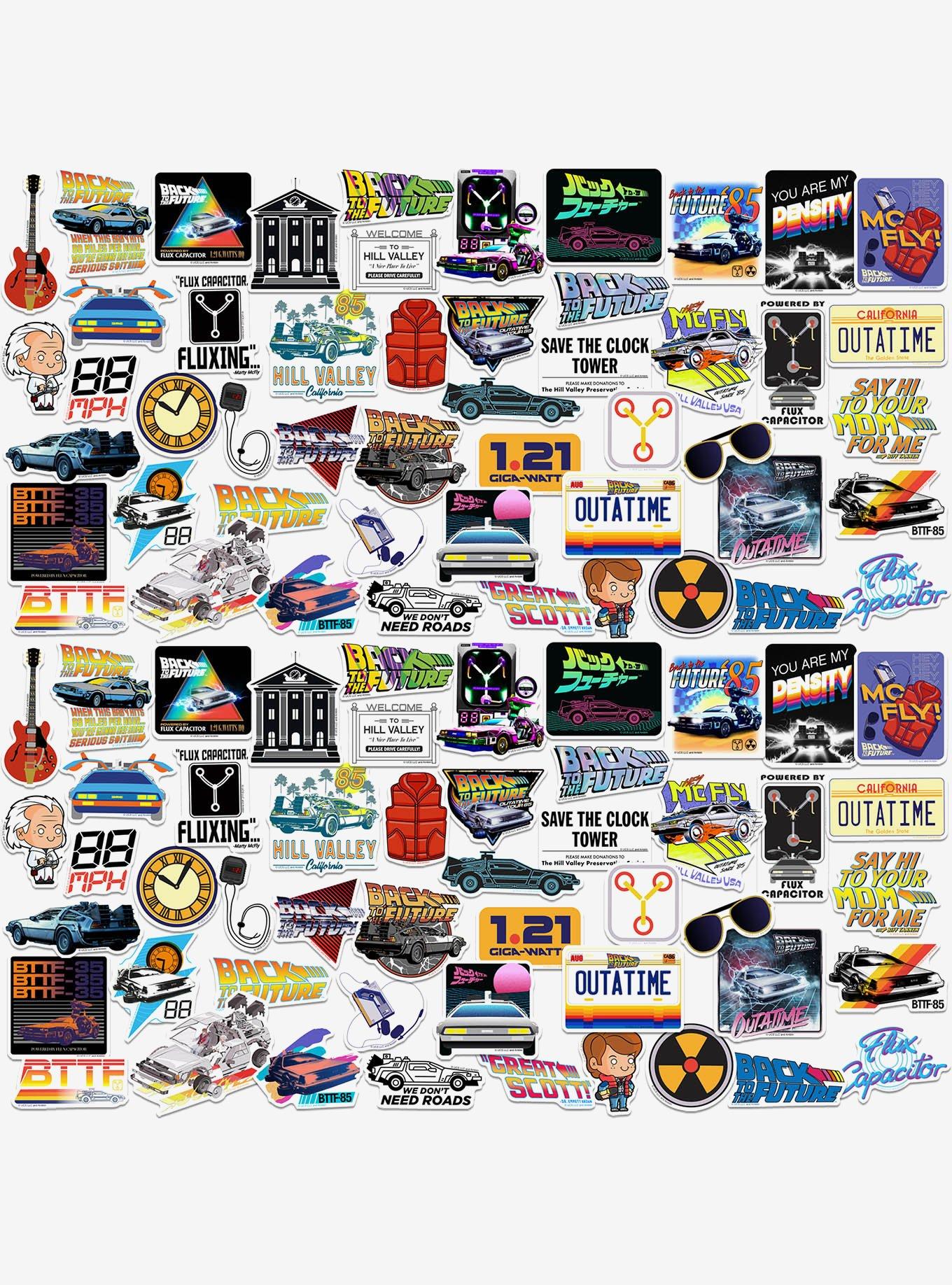 Back to the Future 100ct Vinyl Stickers Variety Pack, , hi-res