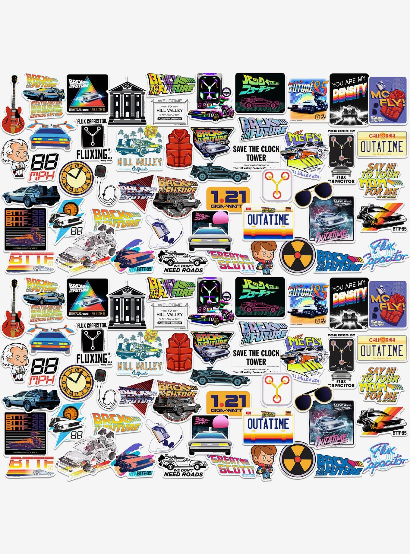 Back to the Future 100ct Vinyl Stickers Variety Pack, , hi-res