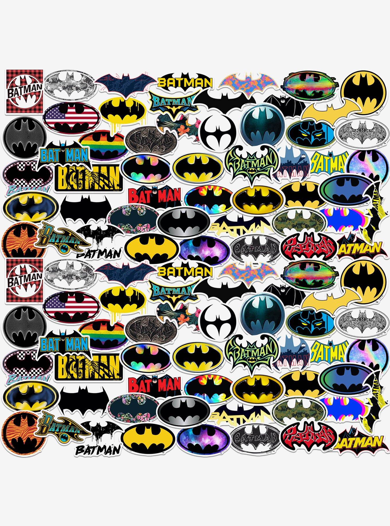 DC Comics Batman Logo 100ct Vinyl Stickers Variety Pack, , hi-res