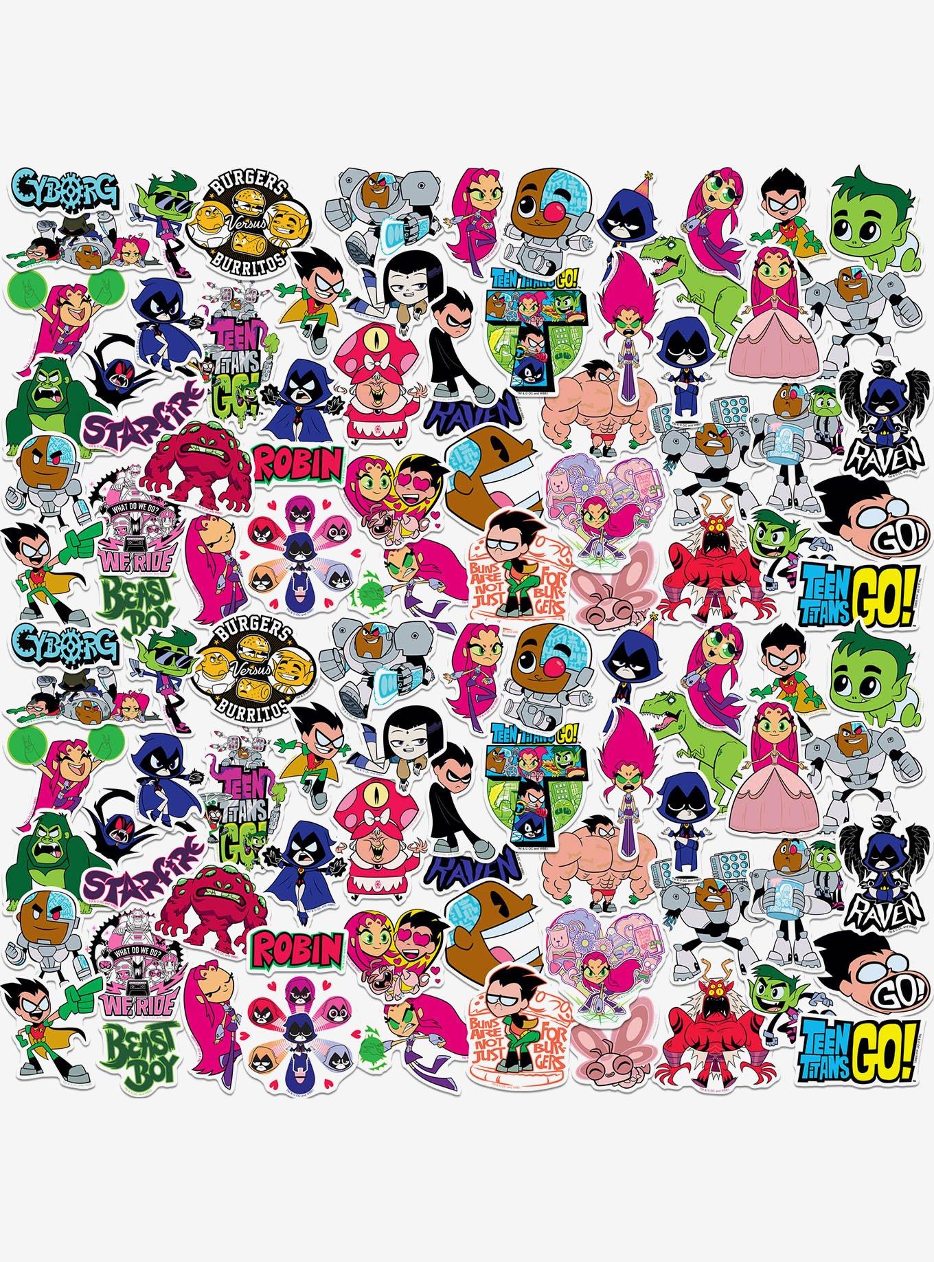 Teen Titans Go! 100ct Vinyl Stickers Variety Pack, , hi-res