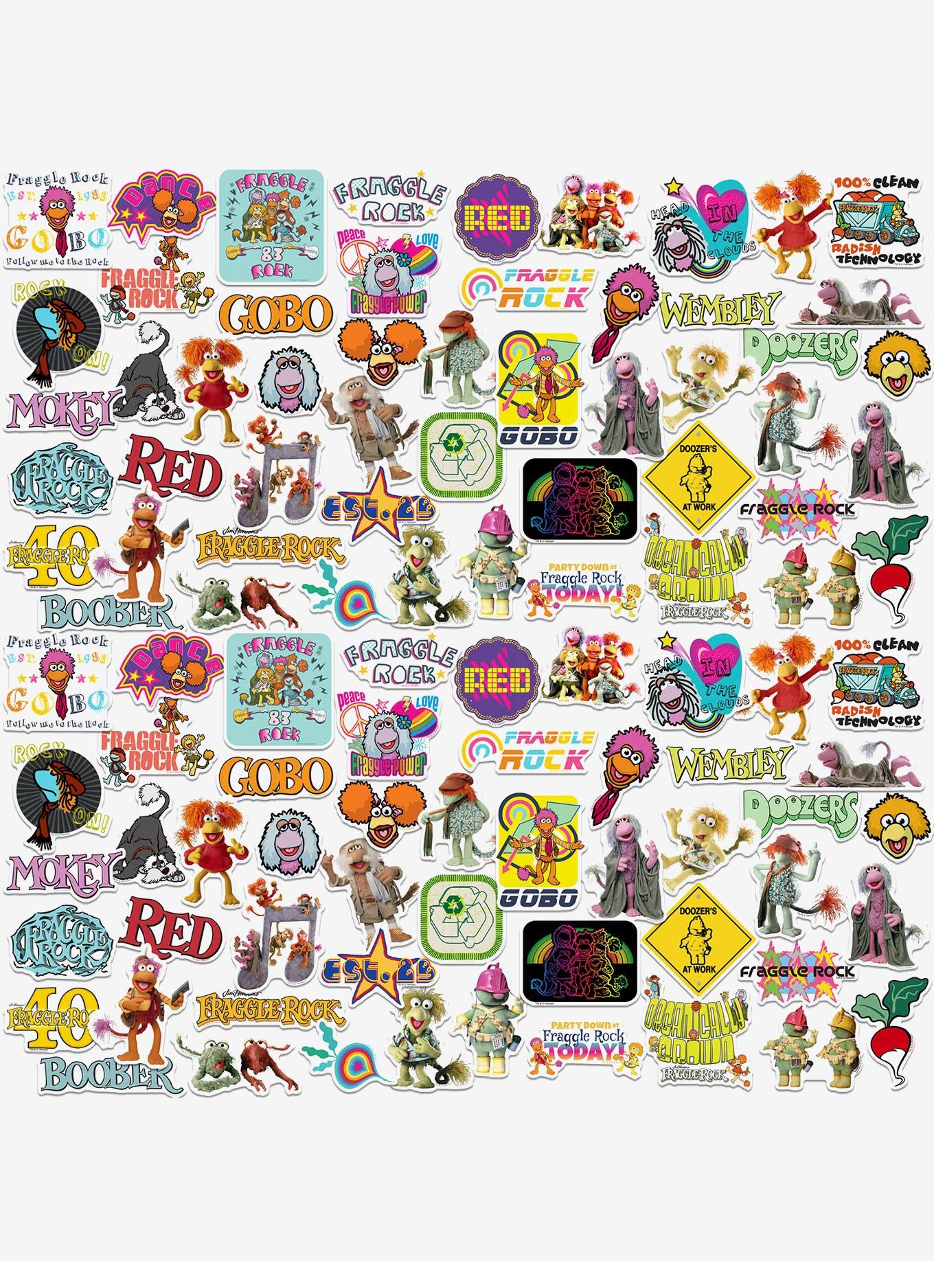 Fraggle Rock 100ct Vinyl Stickers Variety Pack, , hi-res