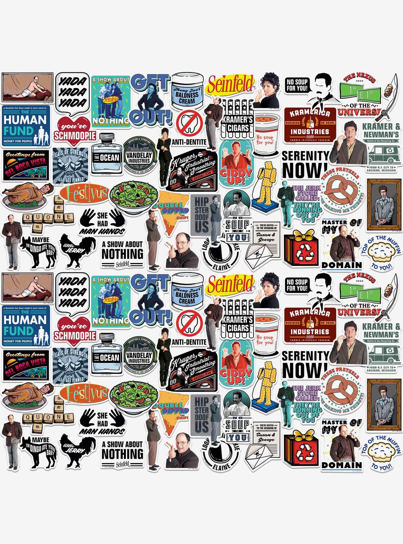 Seinfeld 100ct Vinyl Stickers Variety Pack, , hi-res