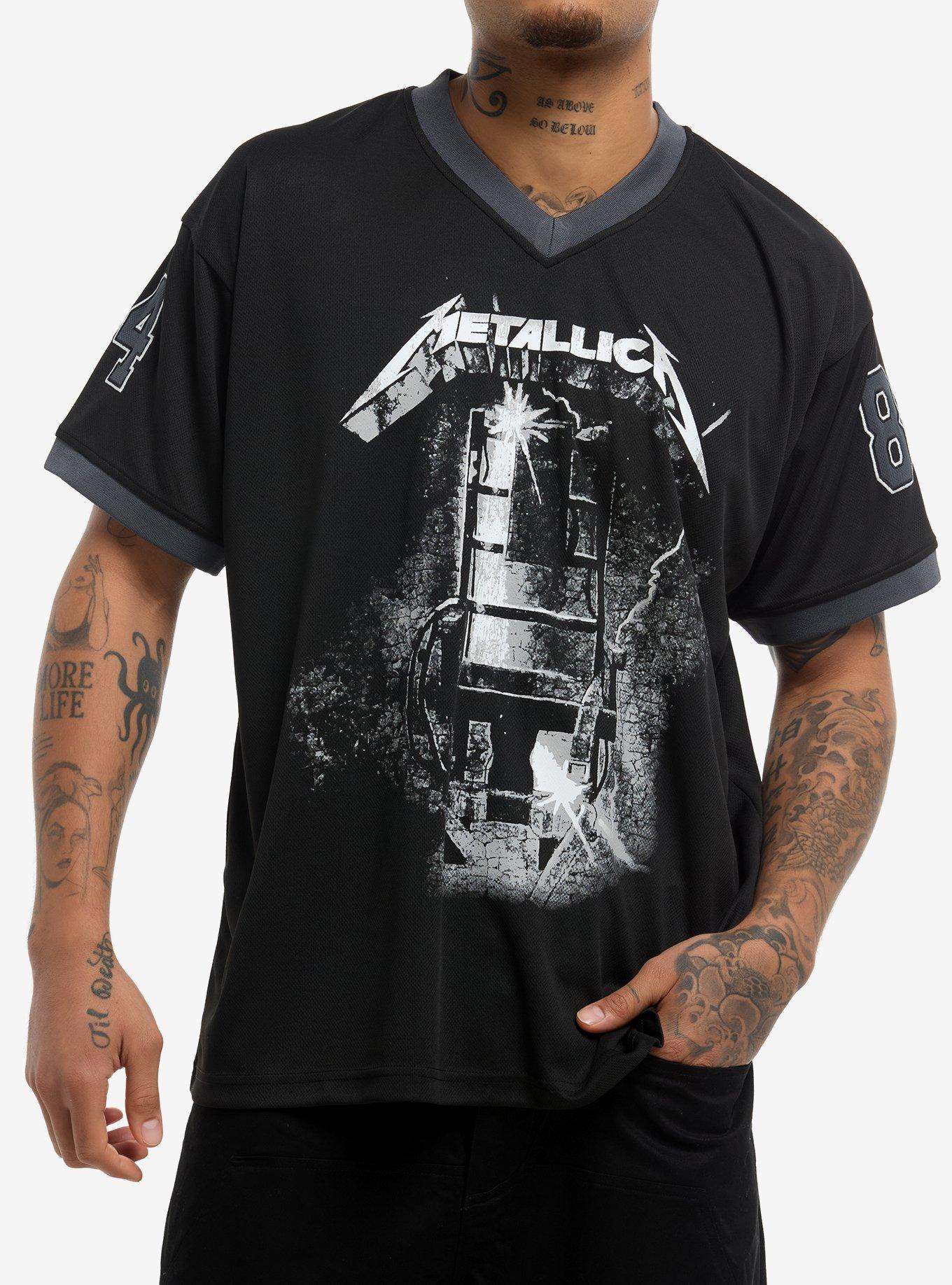 Metallica Ride The Lightning Football Jersey, , hi-res
