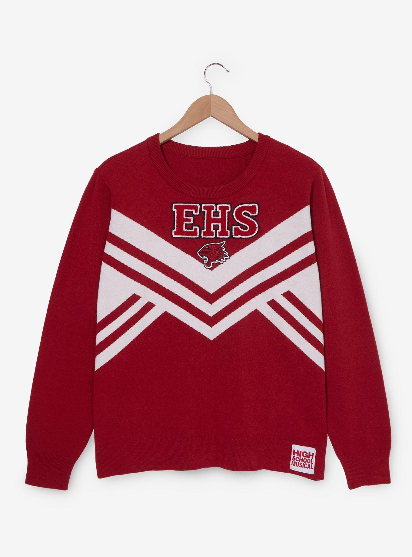 Disney High School Musical East High Cheer Women's Plus Size Cropped Sweater - BoxLunch Exclusive, , hi-res