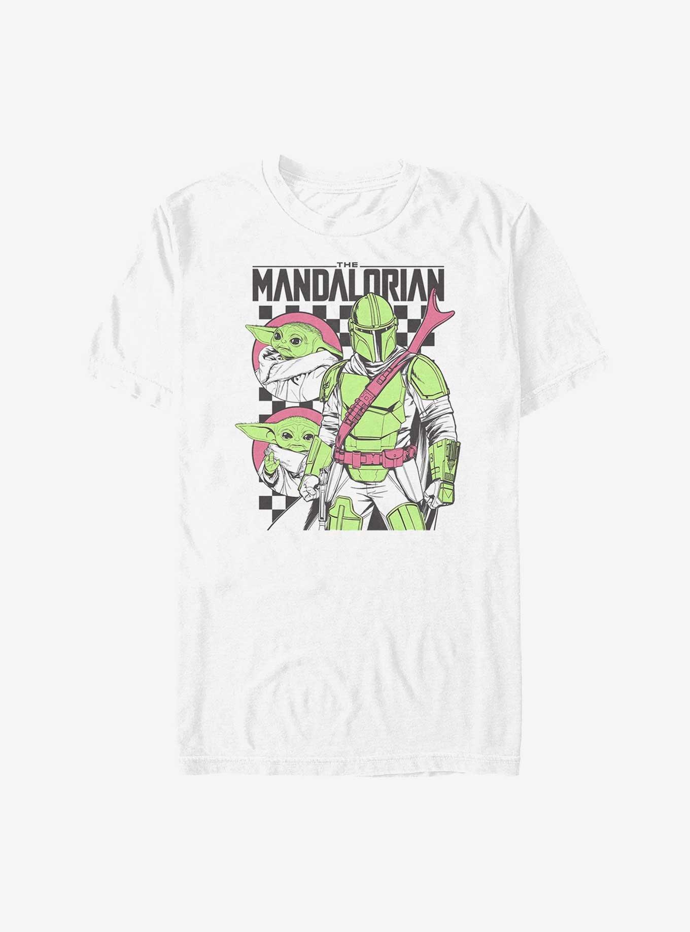 Star Wars The Mandalorian Mando Checkered T-Shirt, , hi-res