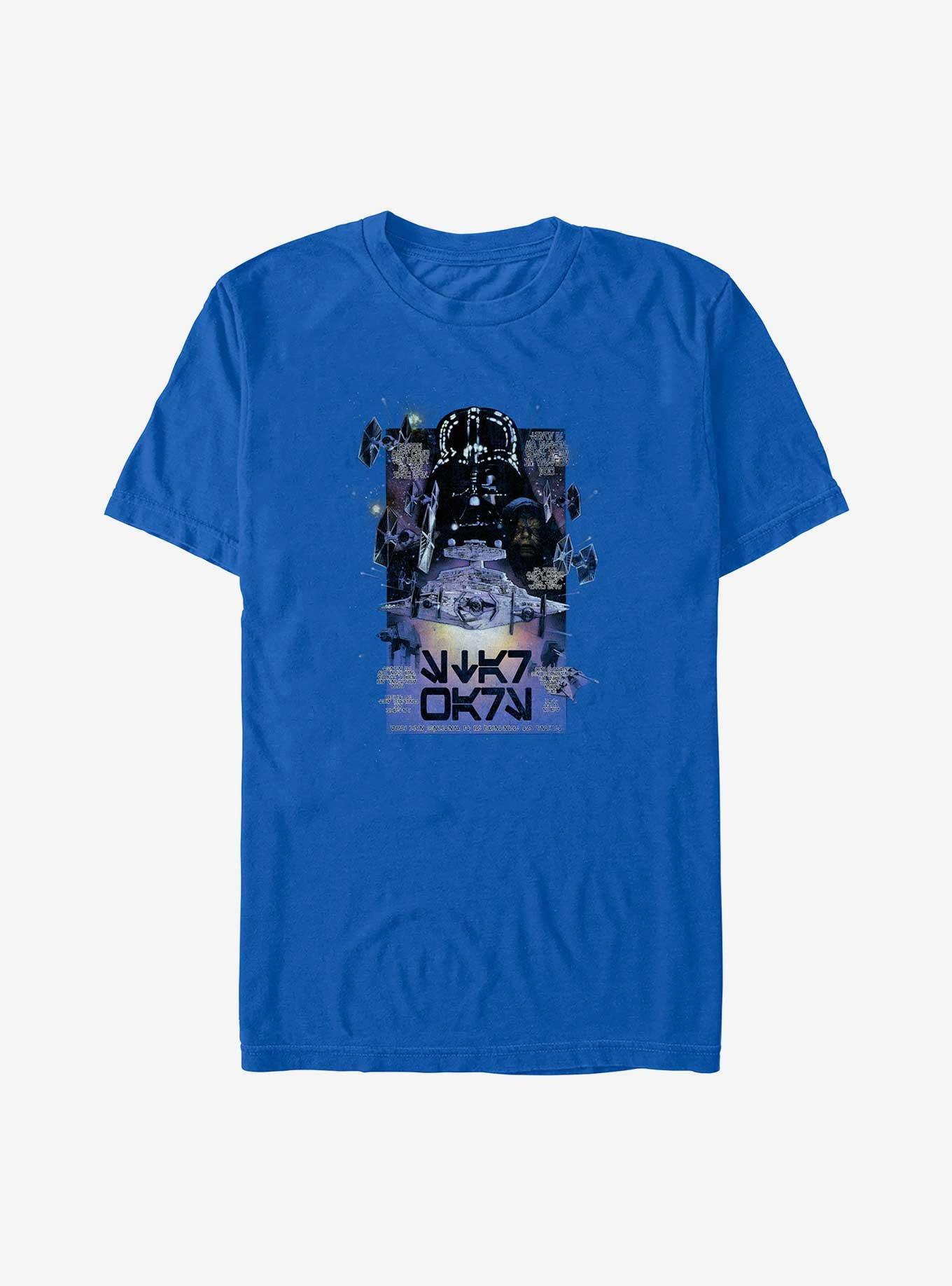 Star Wars Aurebesh T-Shirt, ROYAL, hi-res