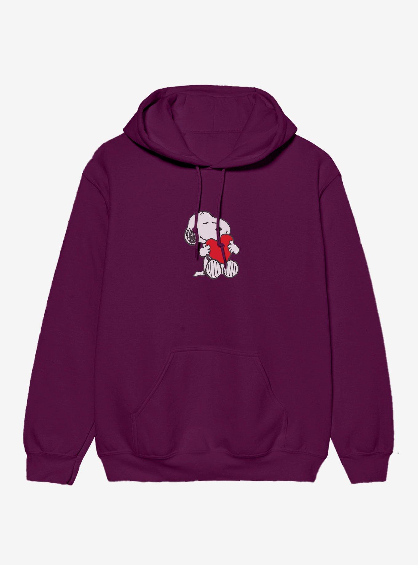 Peanuts Snoopy Valentine's Day Heart Card Hoodie