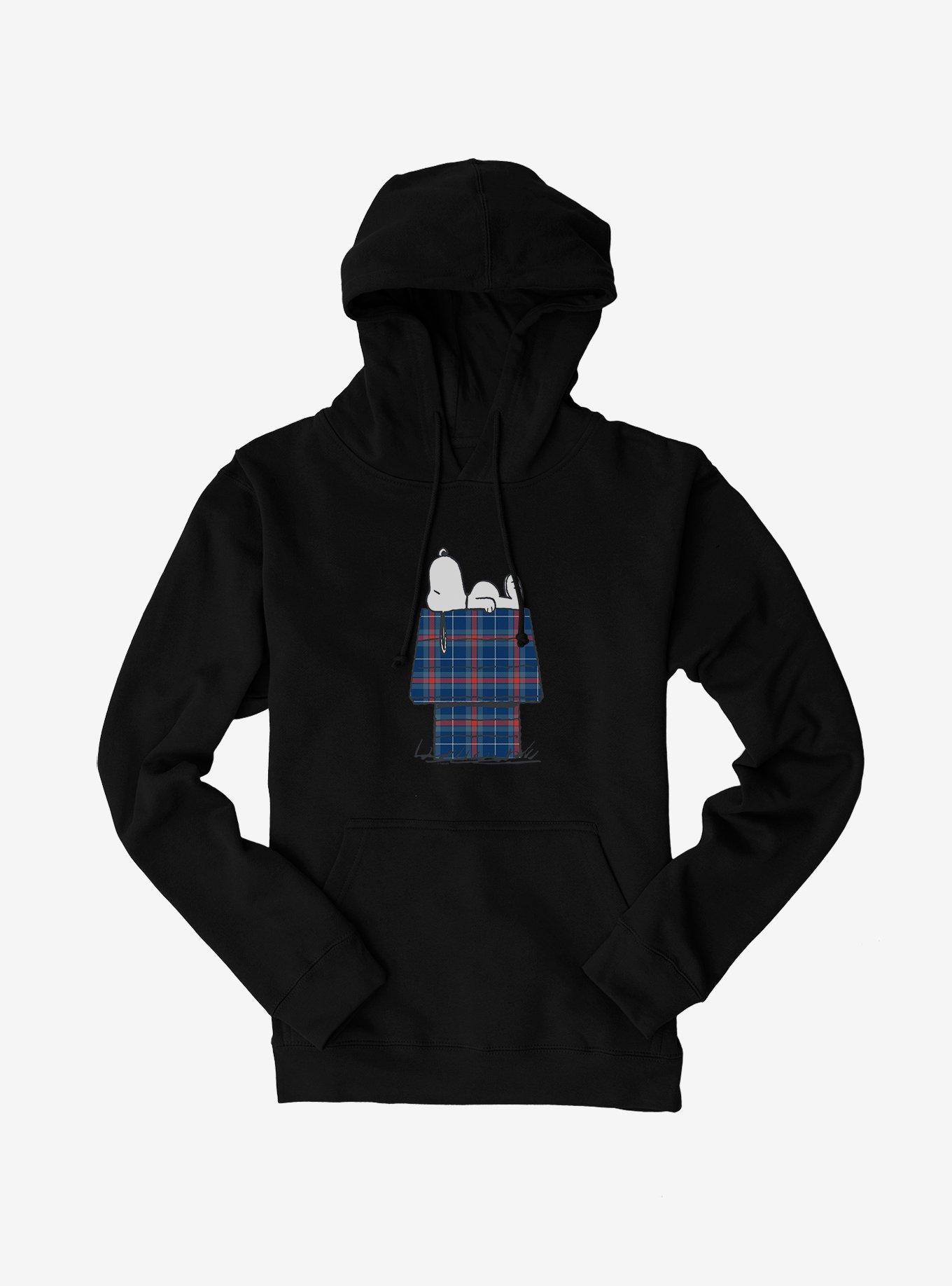 Peanuts Snoopy's Plaid House Hoodie, , hi-res