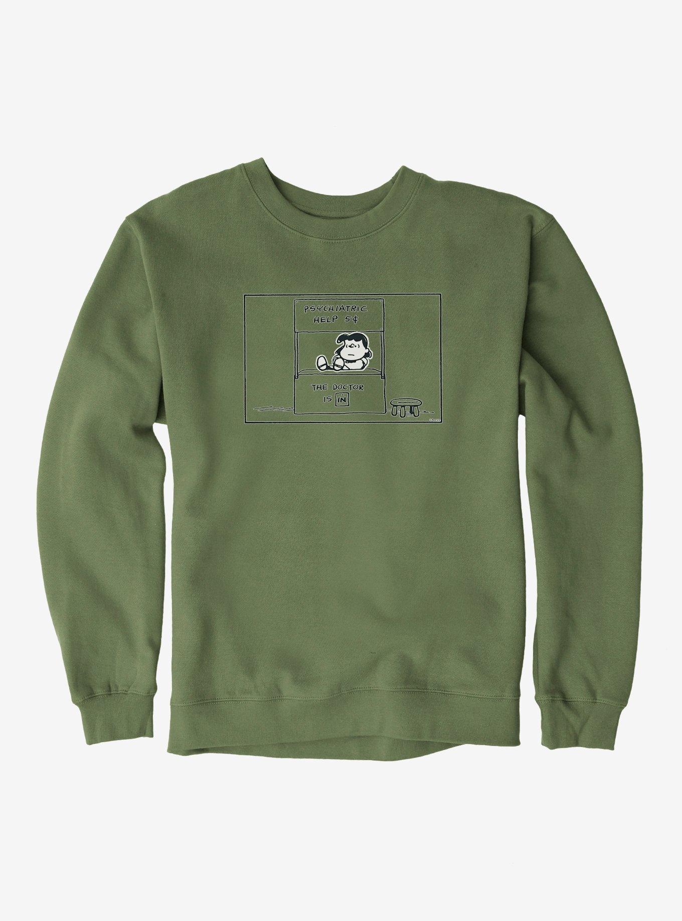 Peanuts Lucy Psychiatric Help Sweatshirt, , hi-res