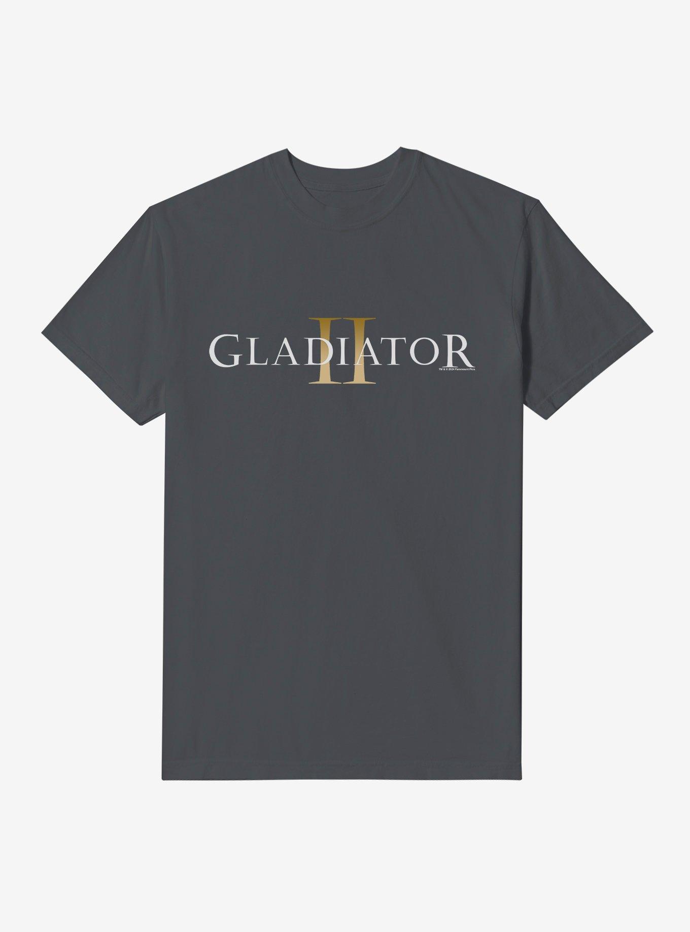 Gladiator 2 Logo Garment Dye T-Shirt, GRAPHITE, hi-res
