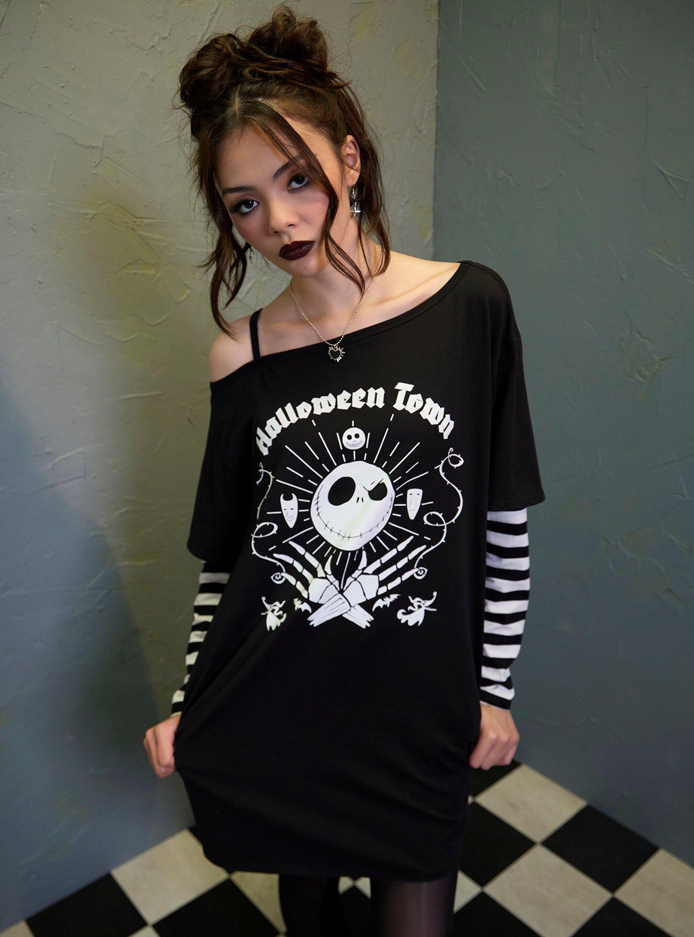 Her Universe The Nightmare Before Christmas Jack Long-Sleeve Twofer Dress, , hi-res