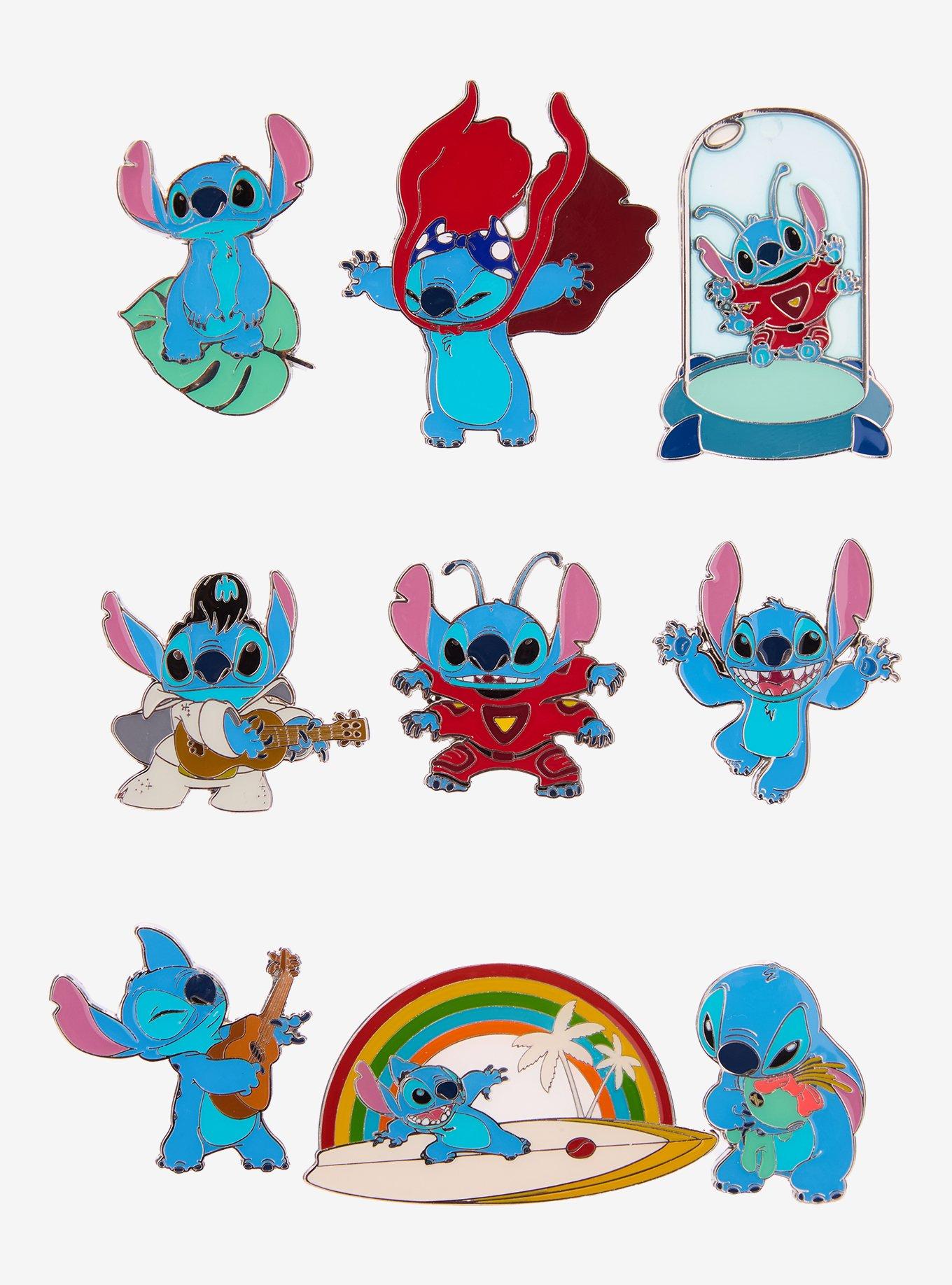 Loungefly Disney Stitch Icon Blind Box Enamel Pin, , hi-res