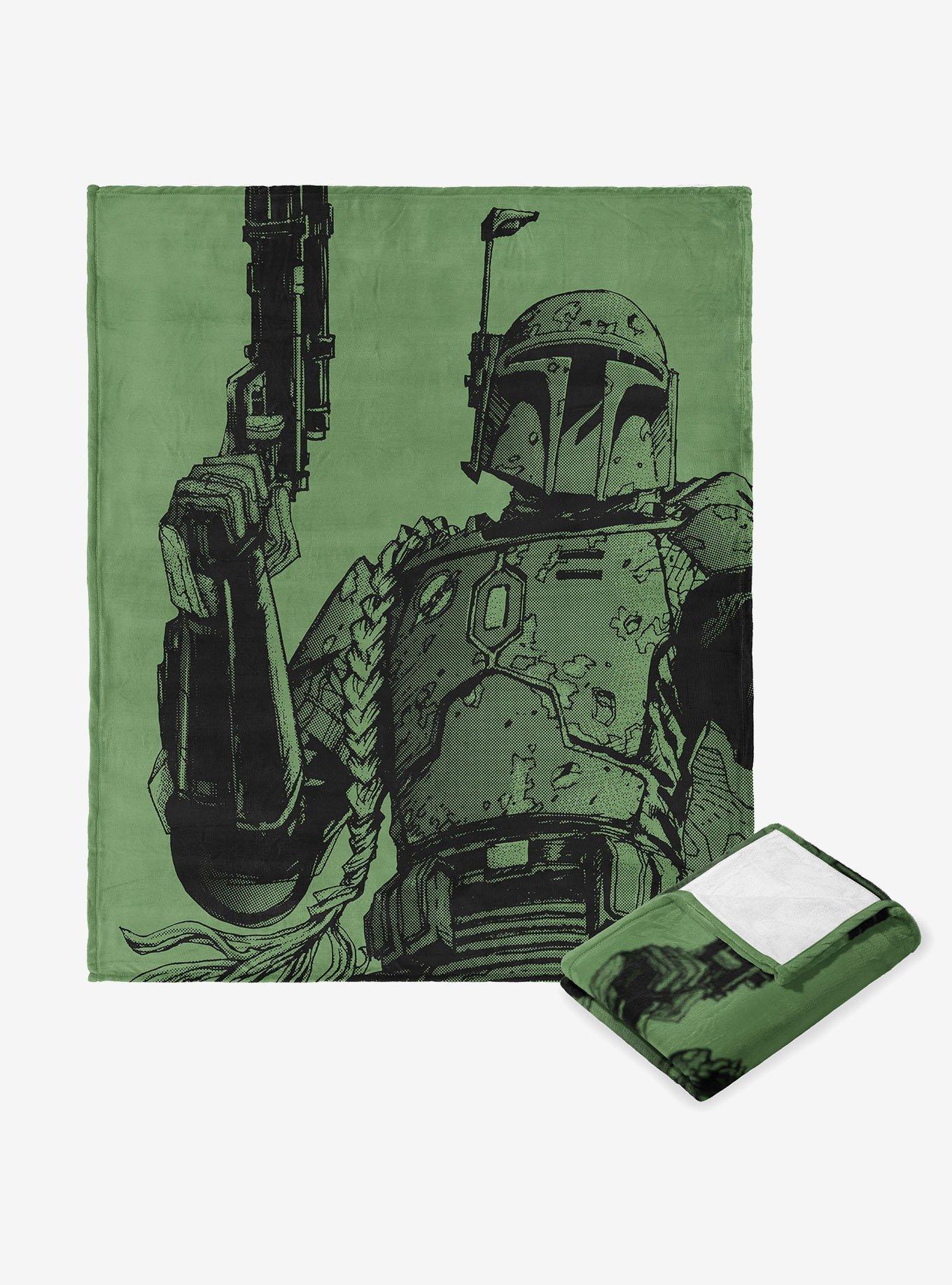 Star Wars Classic Comic Books Boba Fett 50x60" Silk Touch Throw Blanket, , hi-res