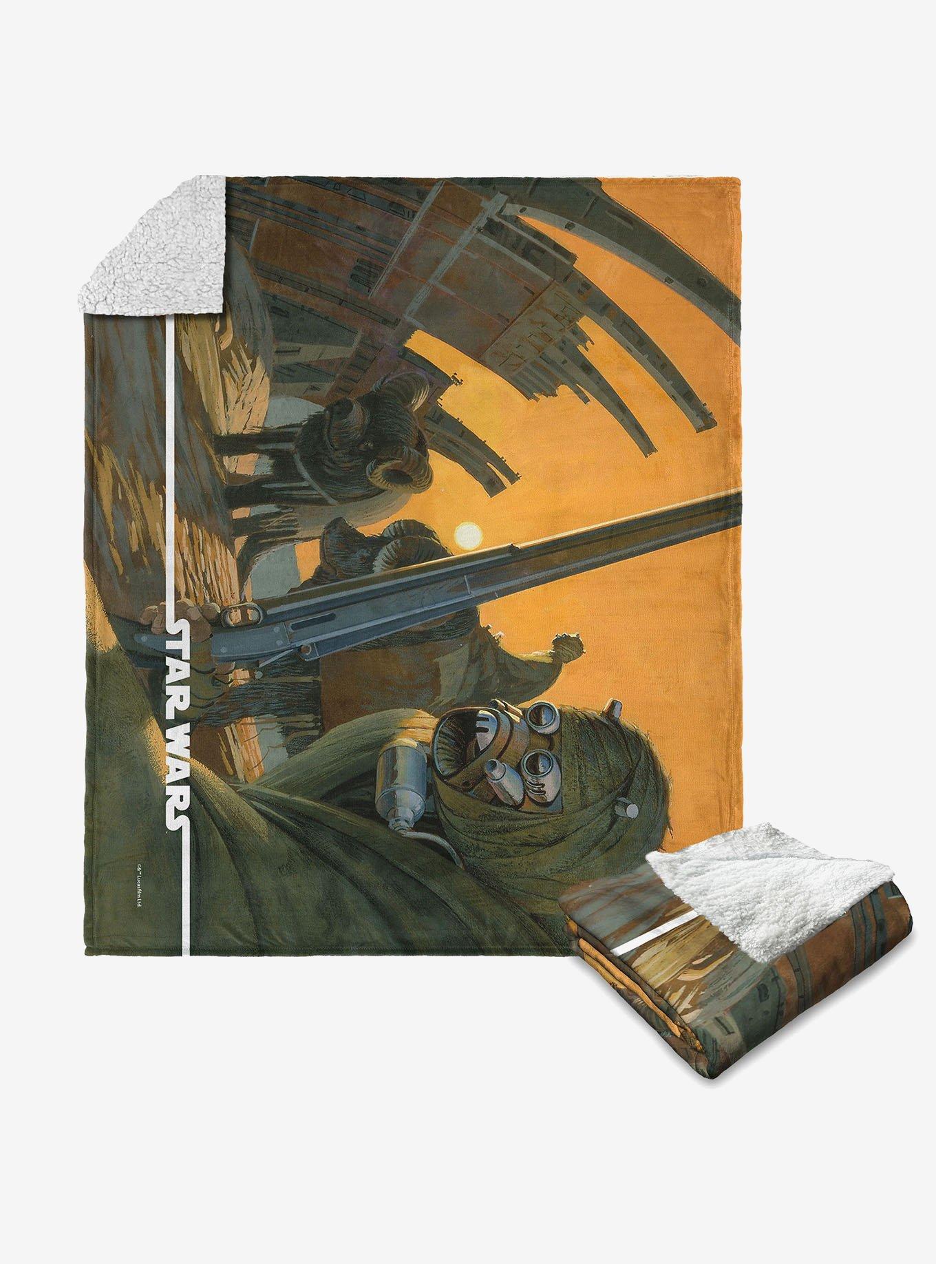 Star Wars Classic Concepts Tusken Raiders Silk Touch Sherpa Throw Blanket, , hi-res