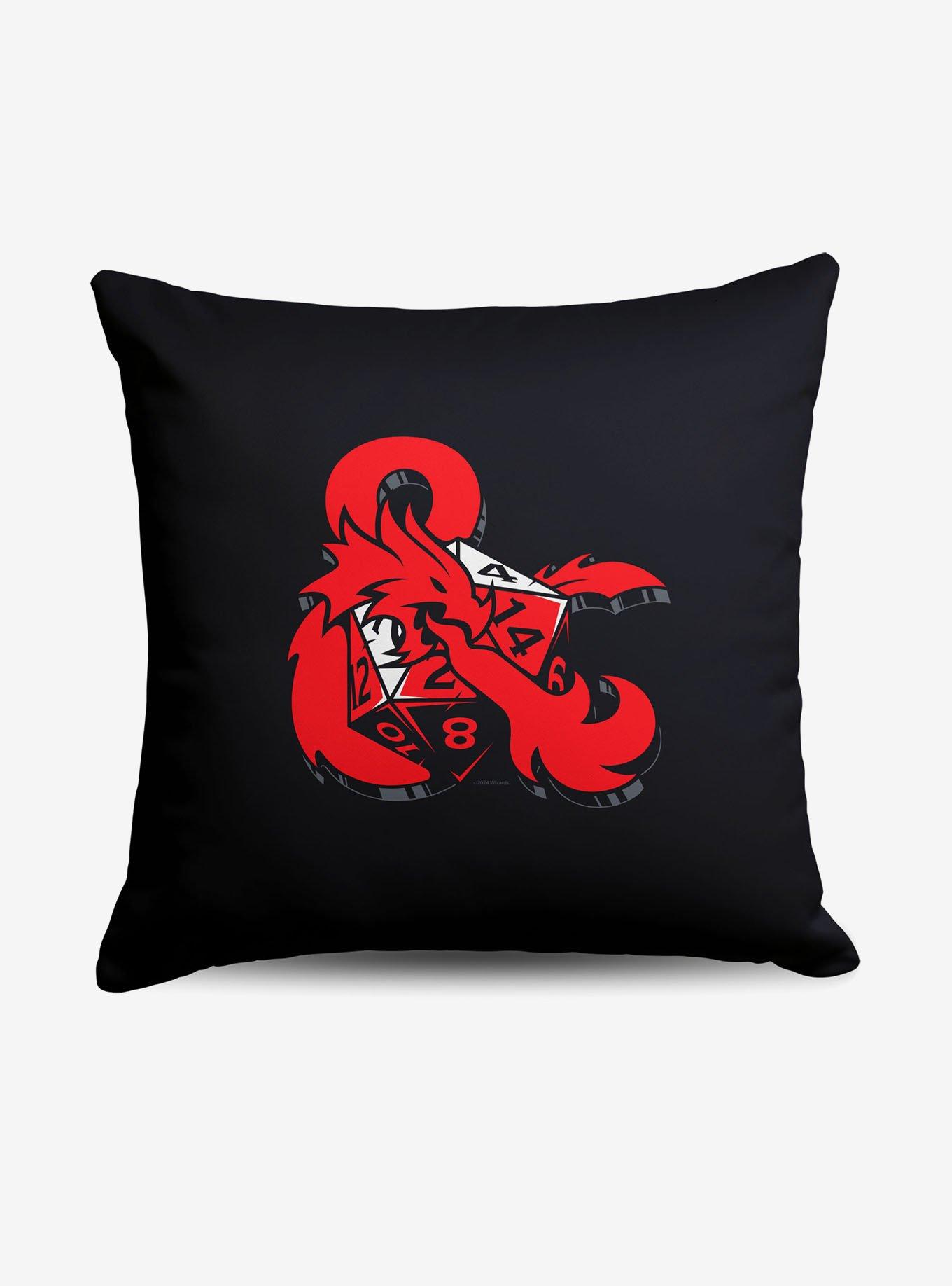 Dungeons & Dragons D&D Logo Throw Pillow, , hi-res