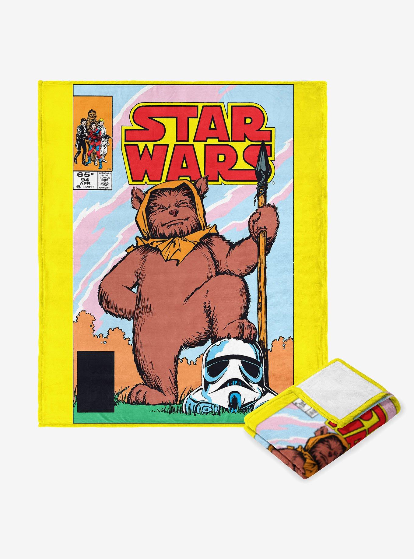 Star Wars Classic Comic Books Ewok 40x50" Silk Touch Throw Blanket, , hi-res