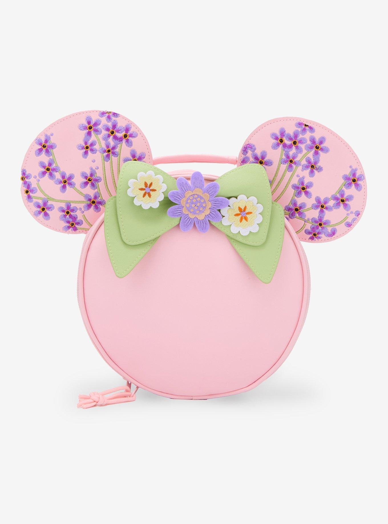 Disney Minnie Mouse Floral Ears Figural Lunch Bag - BoxLunch Exclusive, , hi-res