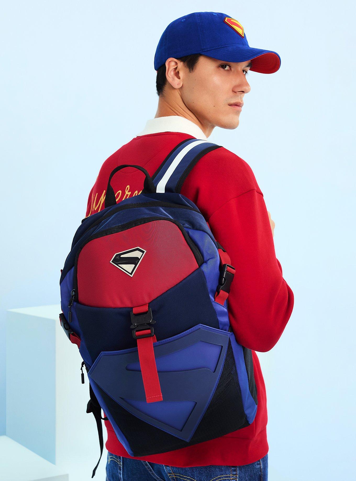 DC Comics Superman Logo Backpack - BoxLunch Exclusive, , hi-res