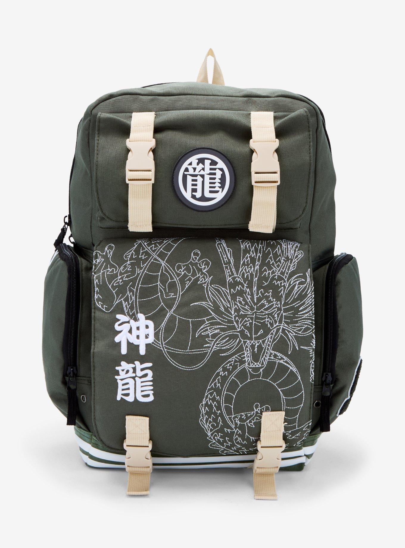 Dragon Ball Z Shenron Tonal Embroidered Multi Pocket Backpack - BoxLunch Exclusive, , hi-res