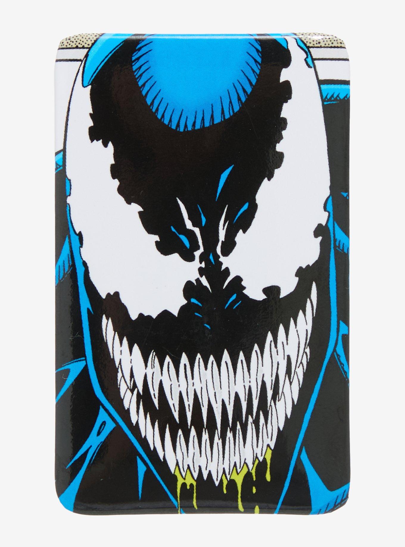 Marvel Venom Portrait Rectangle Button Pin, , hi-res