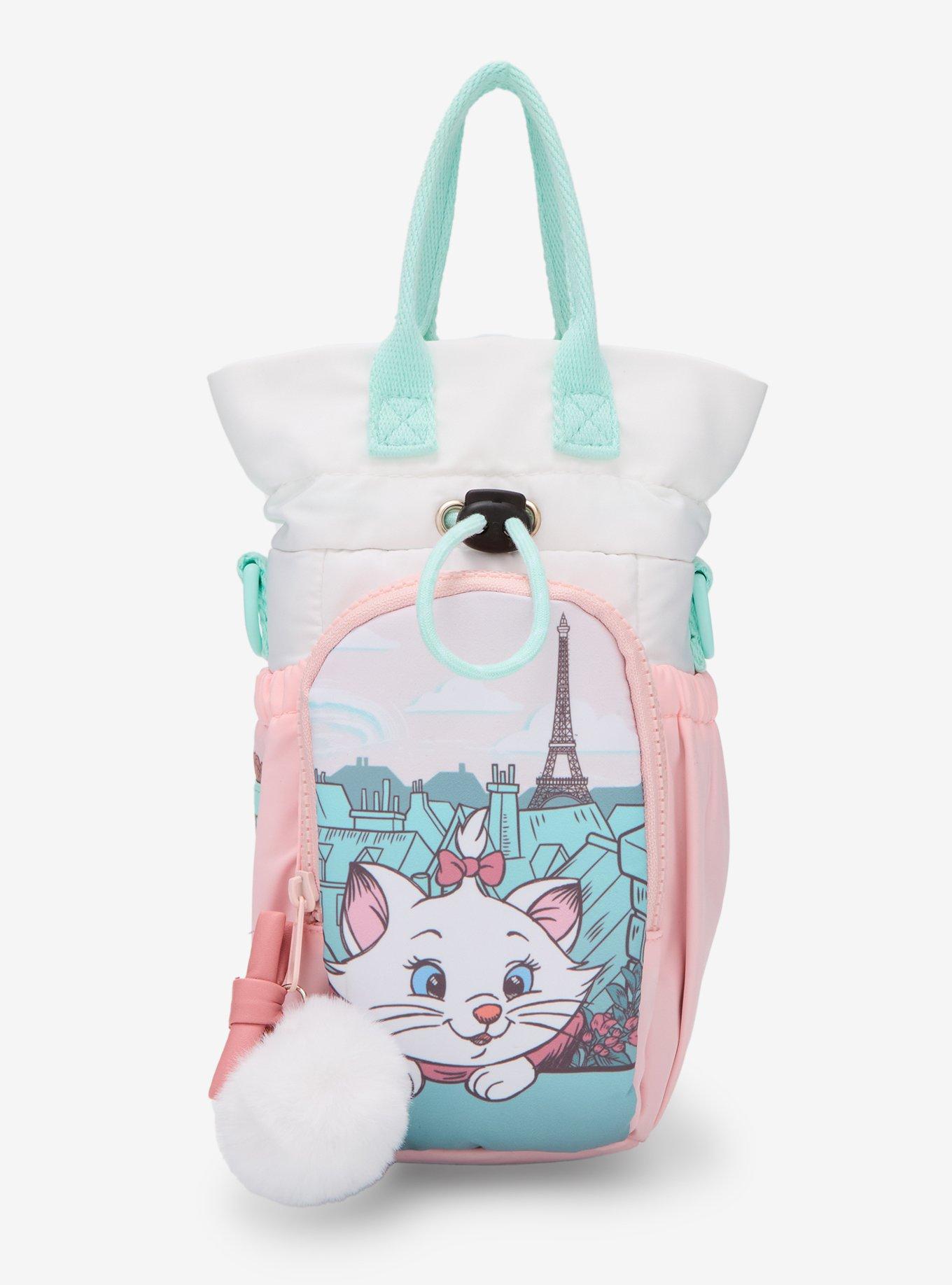 Disney The Aristocats Marie Paris Skyline Water Bottle Holder Crossbody Bag - BoxLunch Exclusive, , hi-res