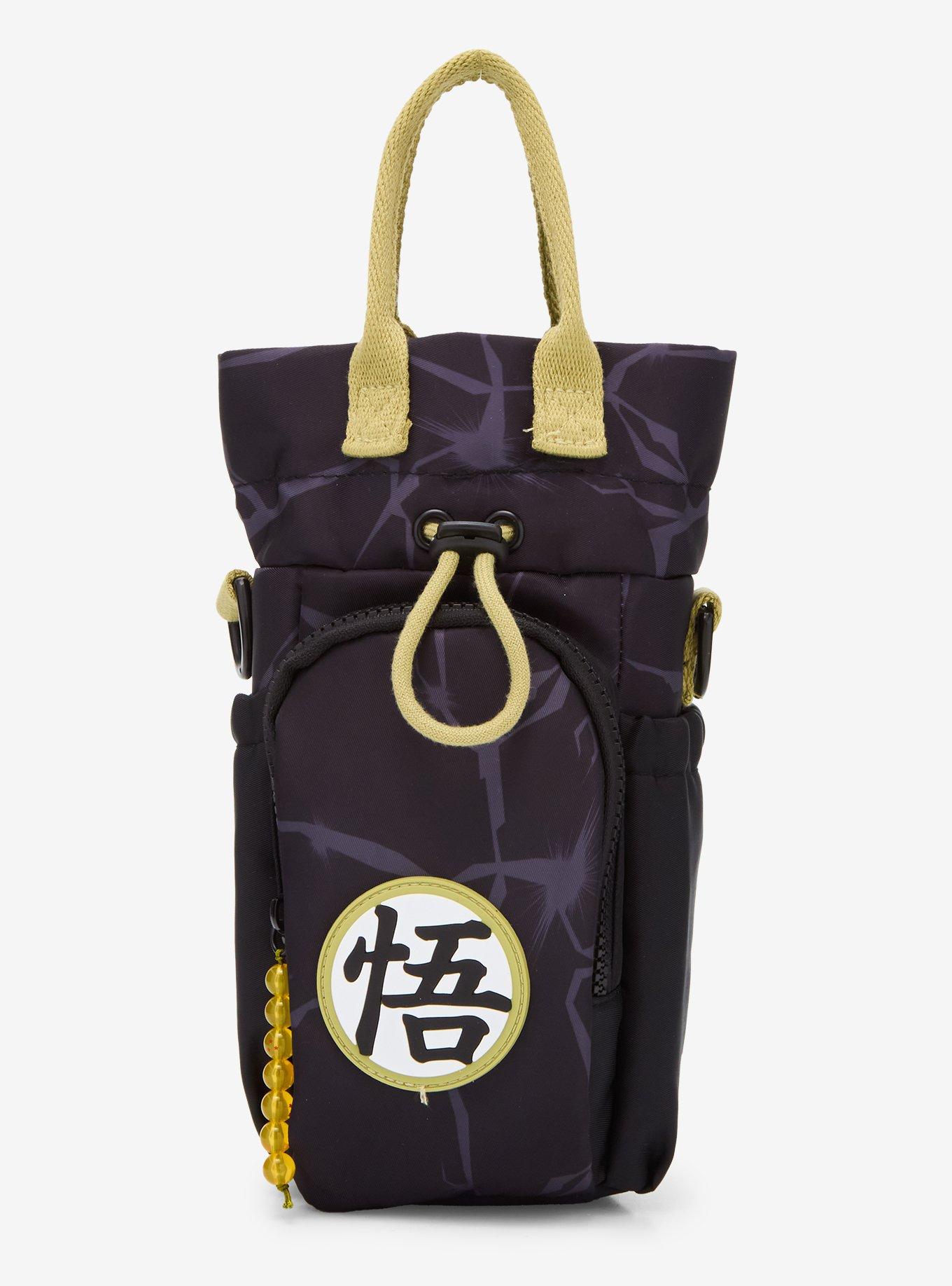 Dragon Ball Z Logo Charm Water Bottle Holder Crossbody Bag - BoxLunch Exclusive, , hi-res