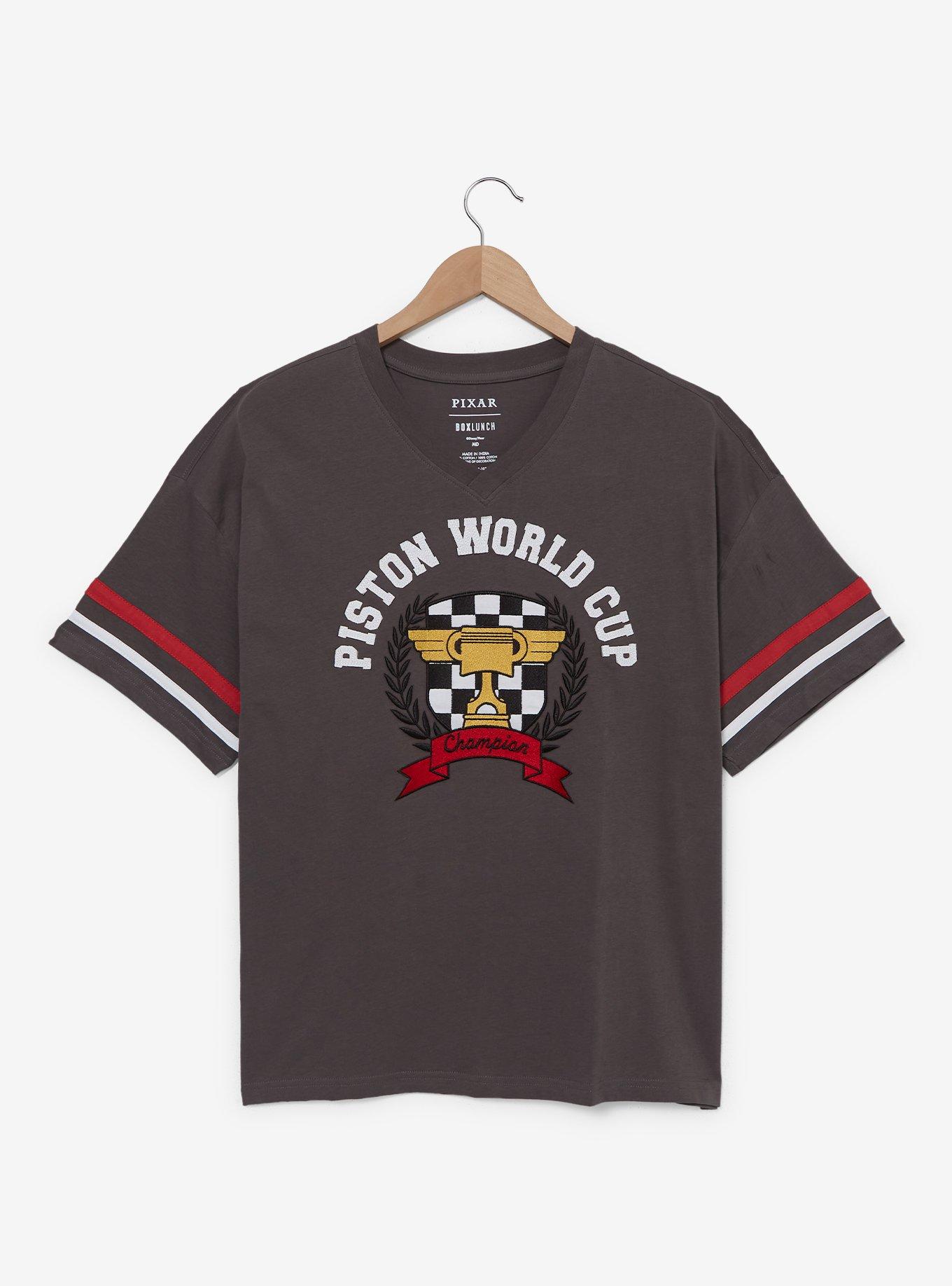 Disney Pixar Cars Piston World Cup Football T-Shirt — BoxLunch Exclusive, , hi-res