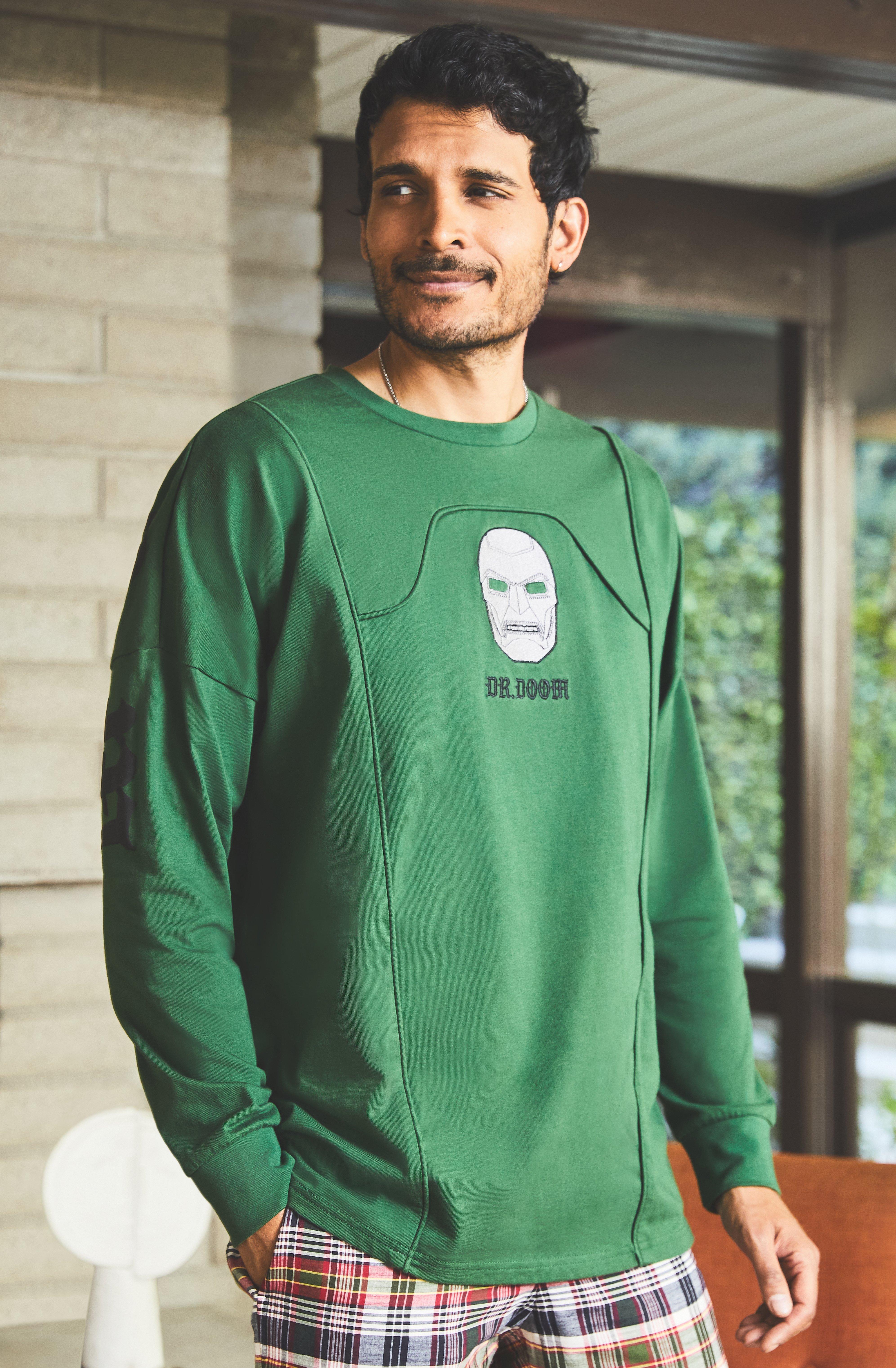 Marvel Dr. Doom Mask Long Sleeve - BoxLunch Exclusive, , hi-res