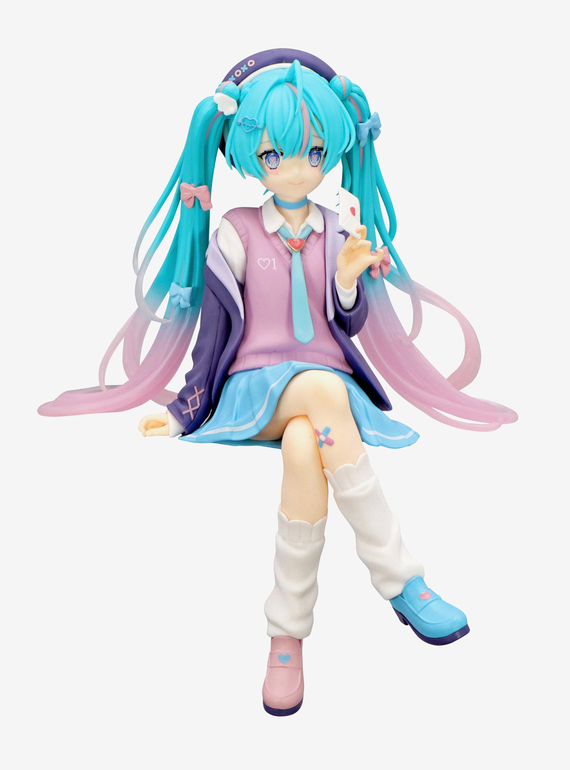 FuRyu Vocaloid Tenitol Hatsune Miku (Love Blazer) Big Noodle Stopper Figure, , hi-res
