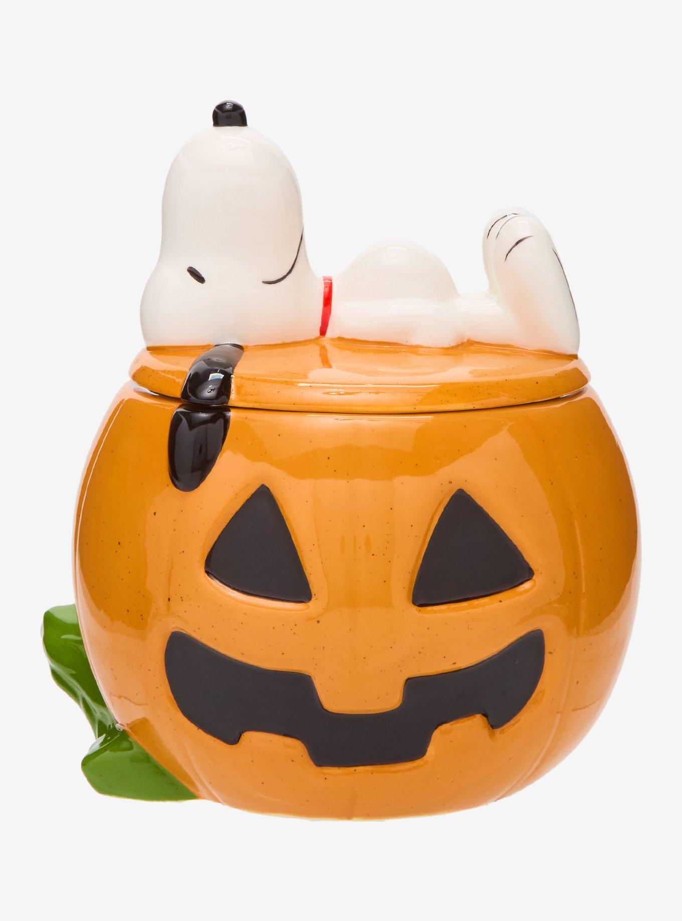 Peanuts Snoopy Jack-o-Lantern Cookie Jar — BoxLunch Exclusive