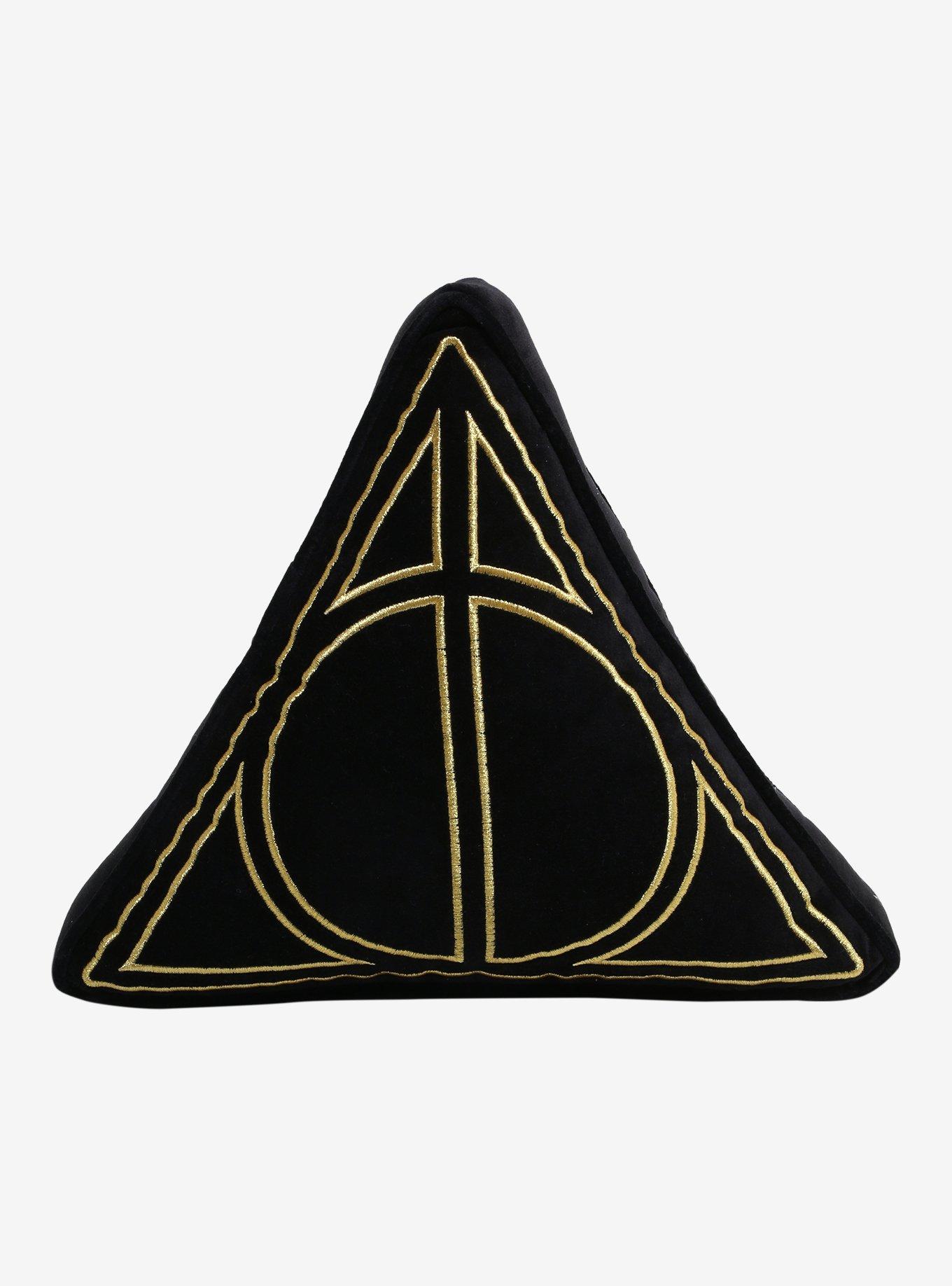 Harry Potter Deathly Hallows Figural Pillow - BoxLunch Exclusive